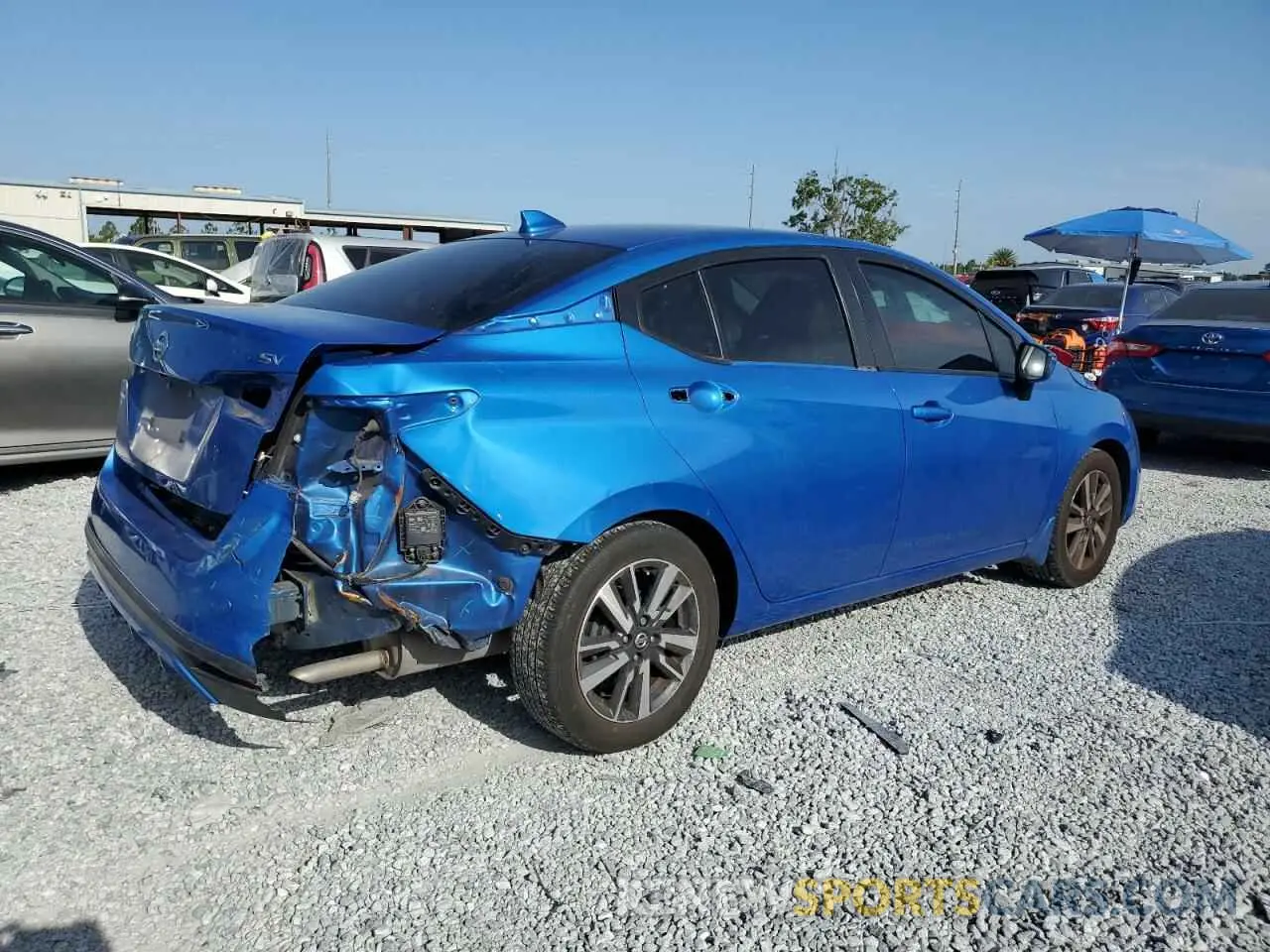 3 Photograph of a damaged car 3N1CN8EV3ML918824 NISSAN VERSA 2021
