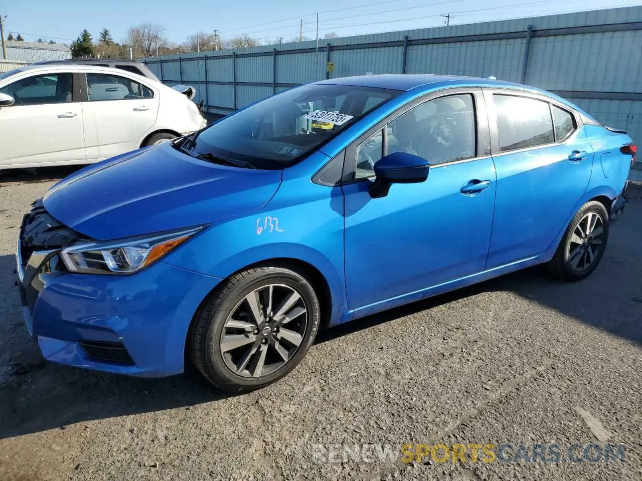1 Photograph of a damaged car 3N1CN8EV4ML866846 NISSAN VERSA 2021