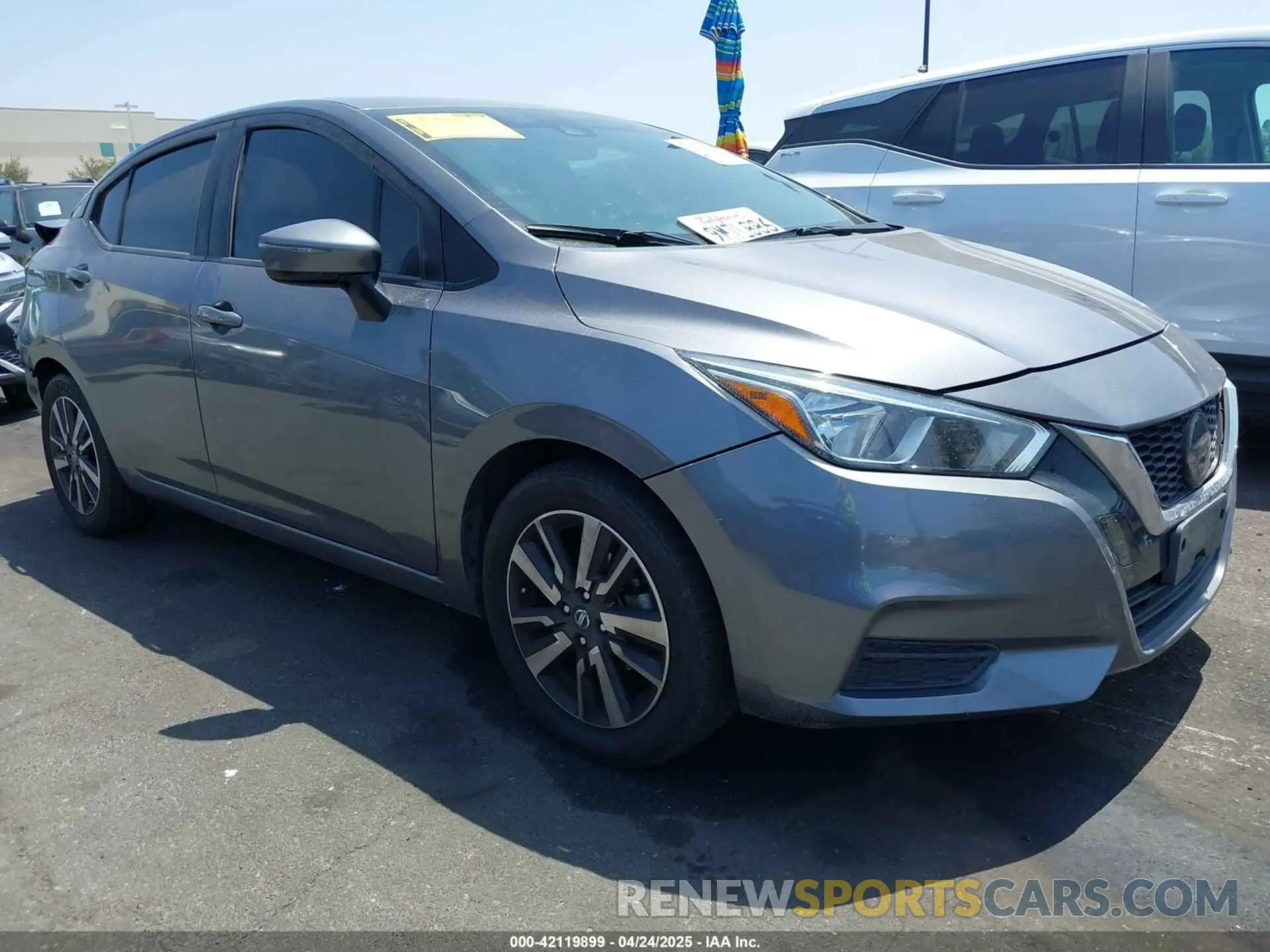 1 Photograph of a damaged car 3N1CN8EV5ML826677 NISSAN VERSA 2021