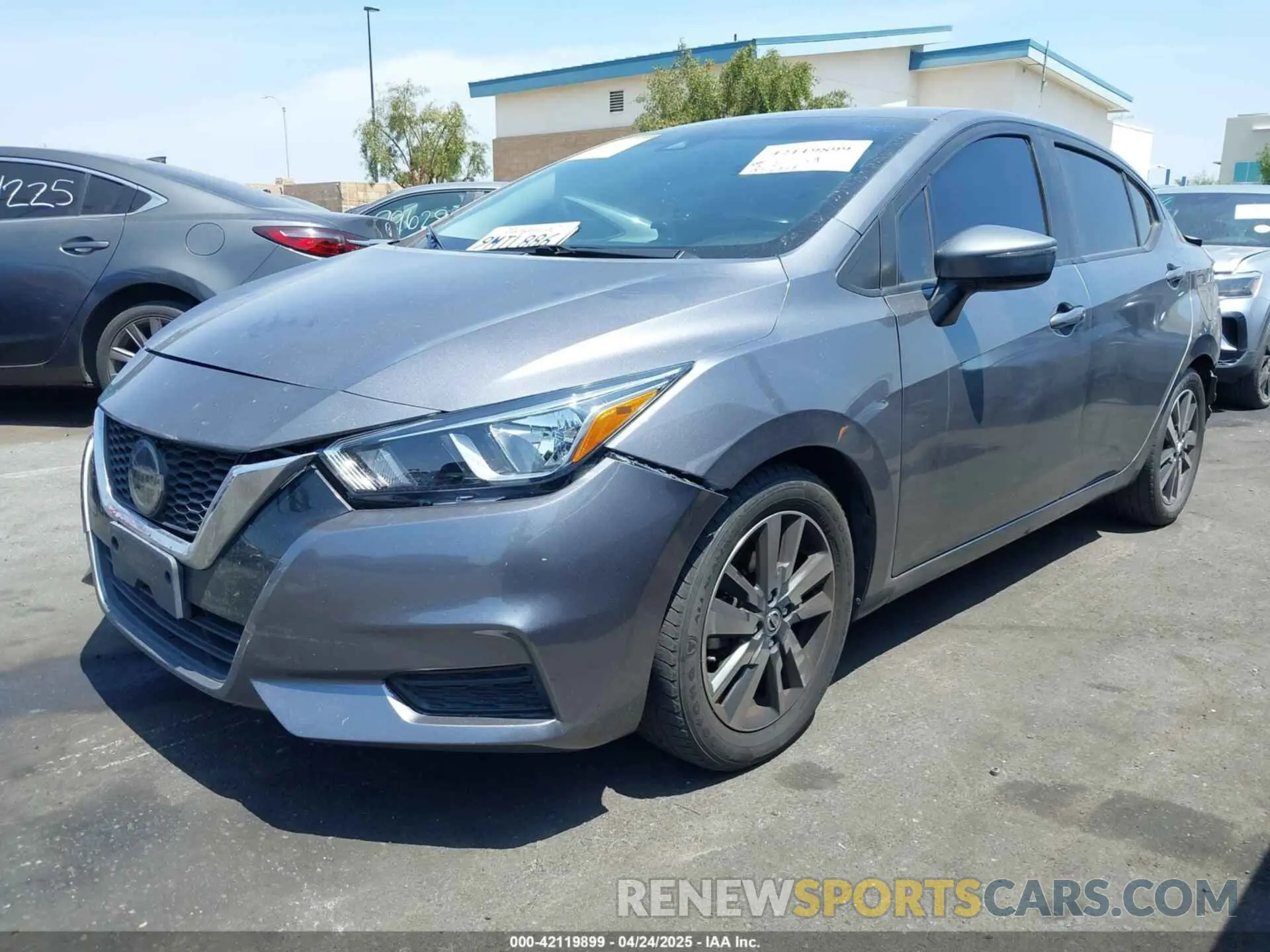 2 Photograph of a damaged car 3N1CN8EV5ML826677 NISSAN VERSA 2021