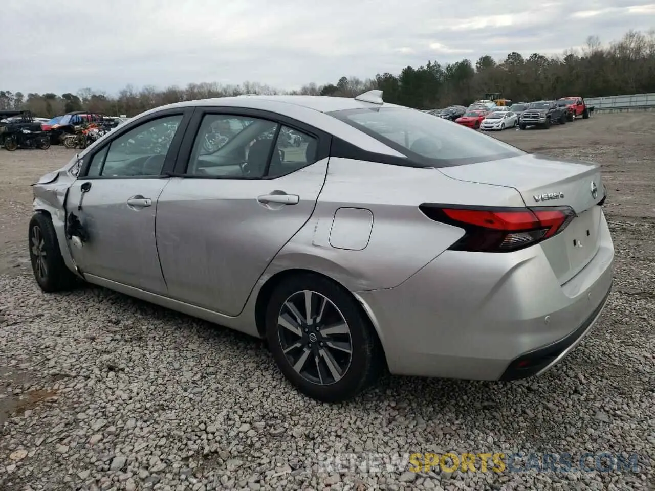 2 Photograph of a damaged car 3N1CN8EV5ML833791 NISSAN VERSA 2021