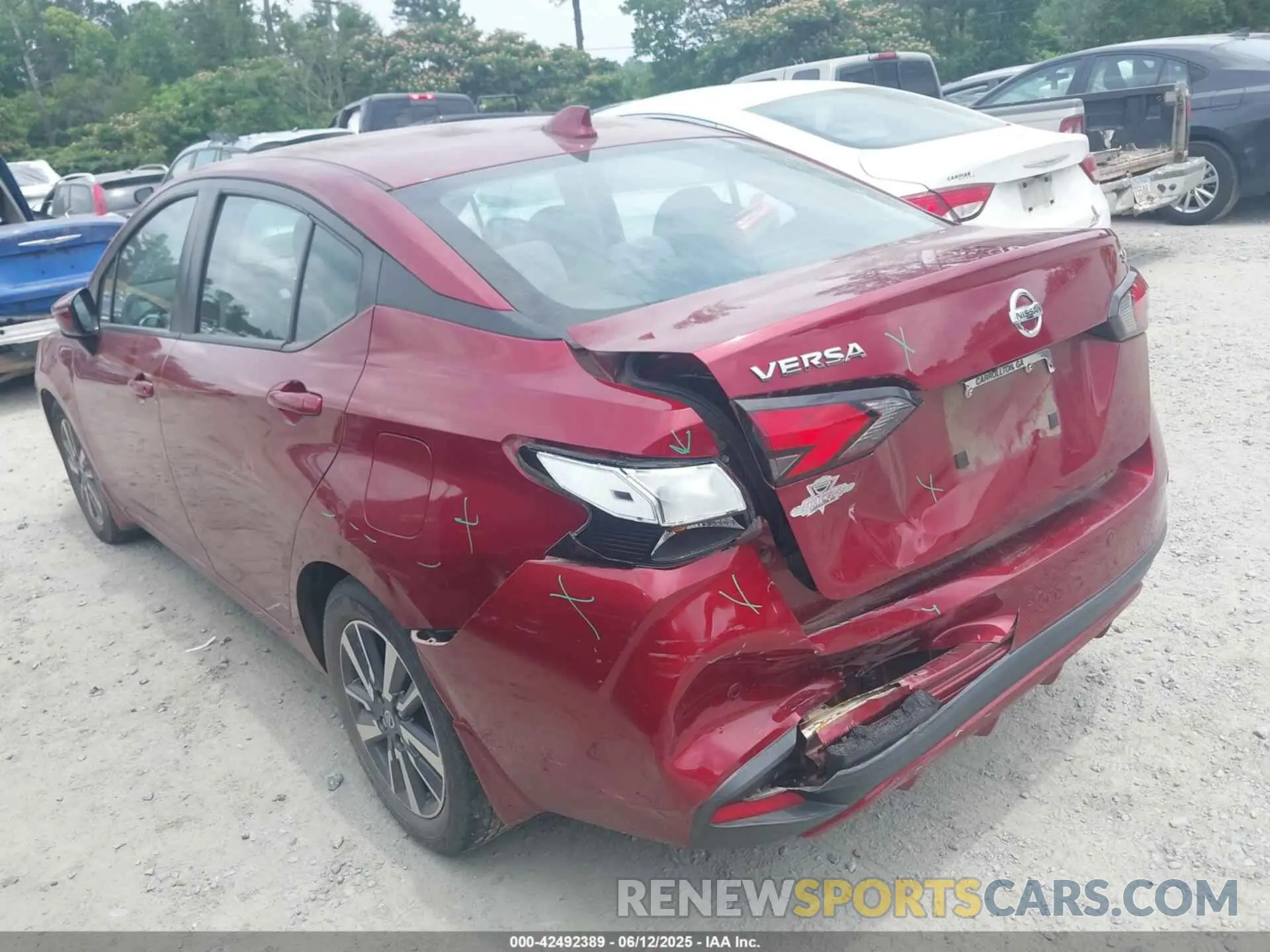 3 Photograph of a damaged car 3N1CN8EV5ML837145 NISSAN VERSA 2021