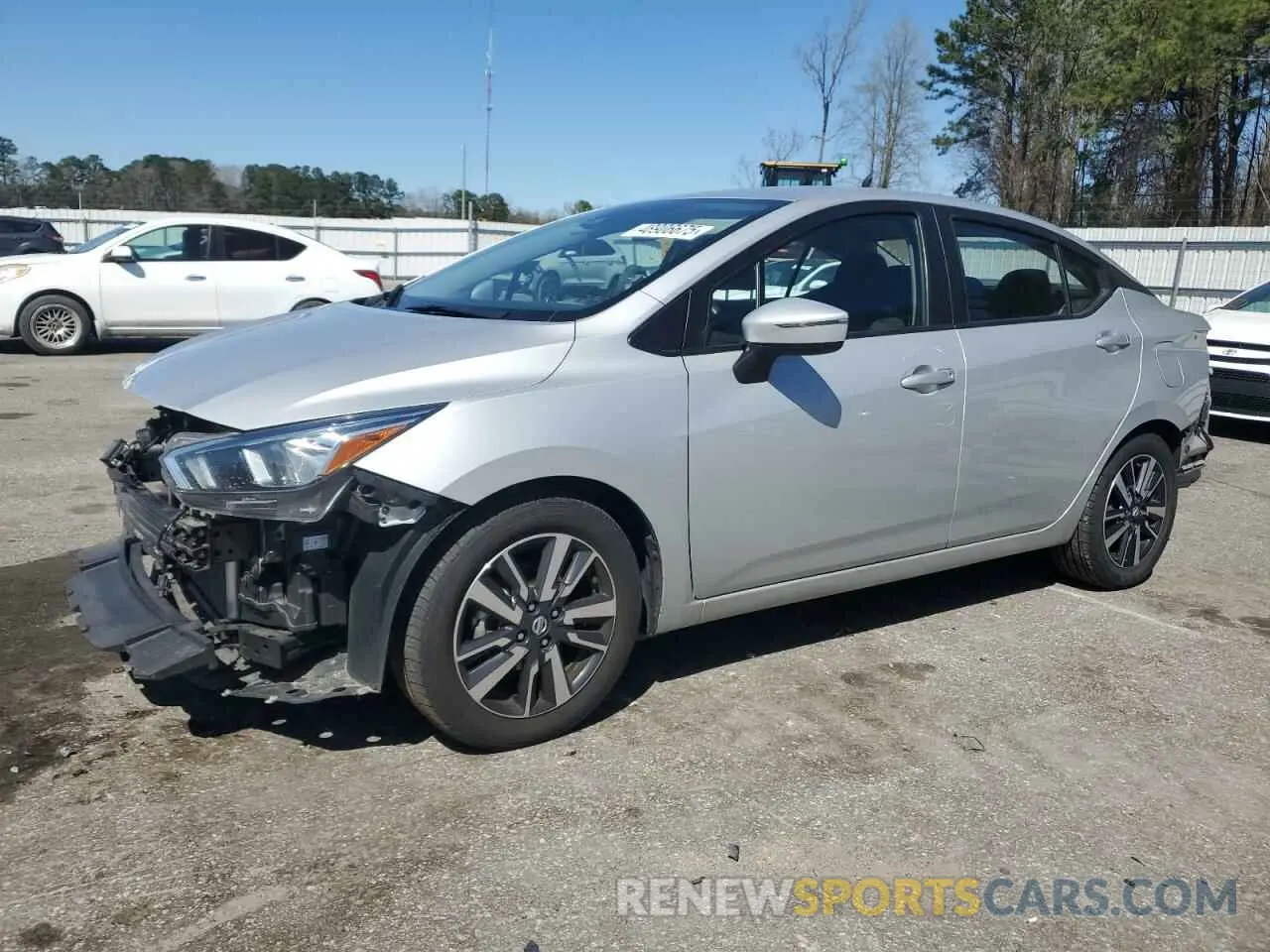 1 Photograph of a damaged car 3N1CN8EV5ML837789 NISSAN VERSA 2021