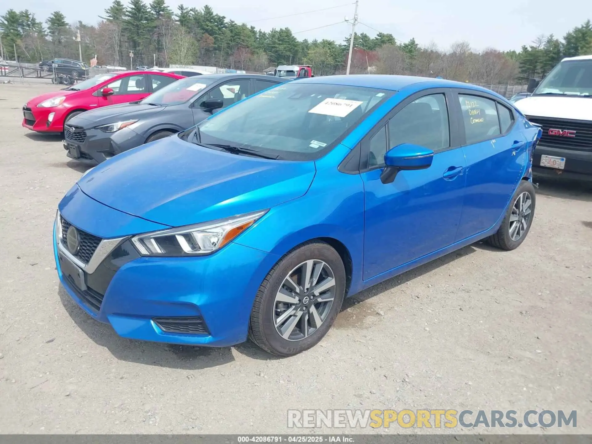 2 Photograph of a damaged car 3N1CN8EV5ML872963 NISSAN VERSA 2021