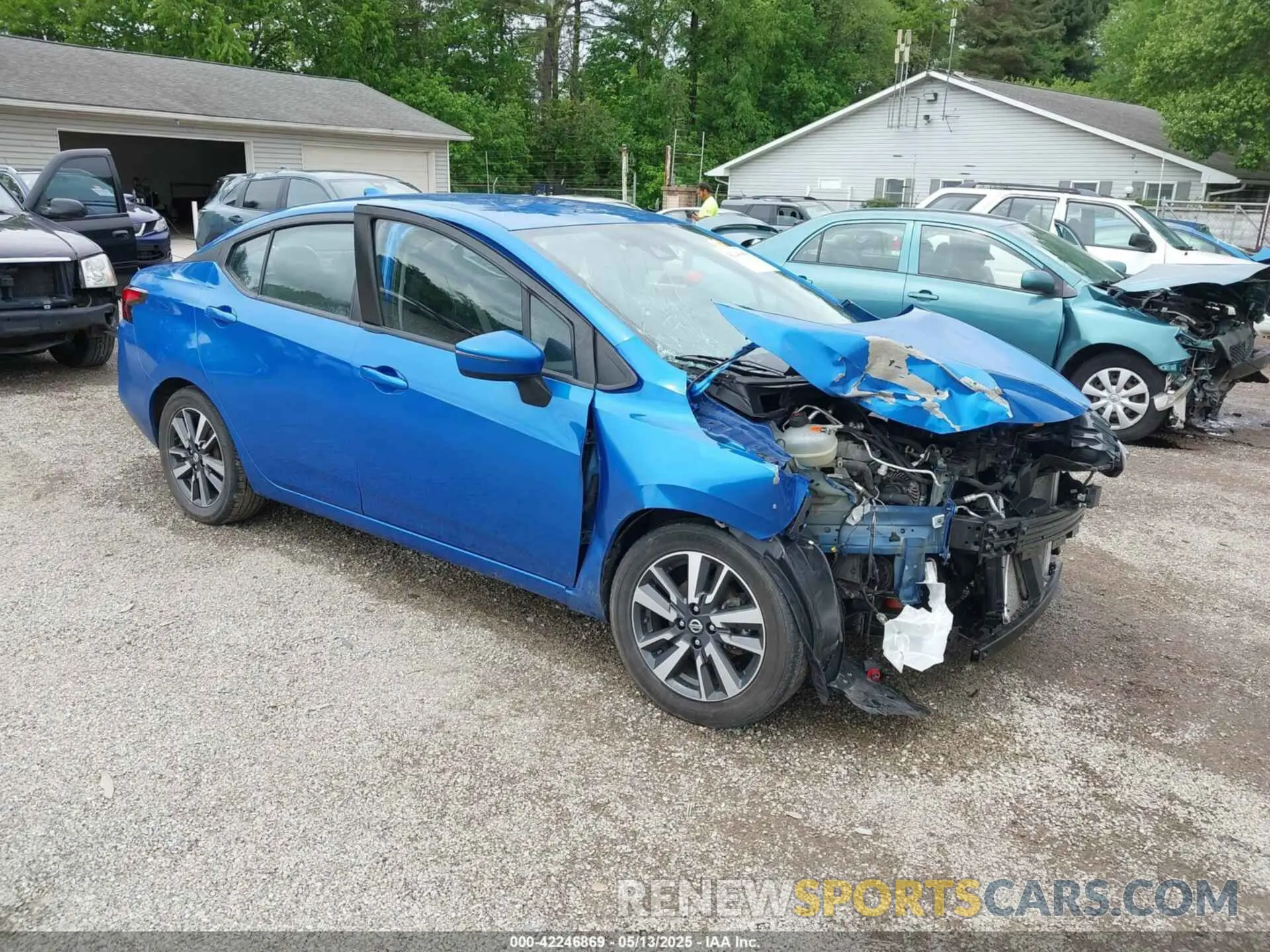 1 Photograph of a damaged car 3N1CN8EV6ML825795 NISSAN VERSA 2021