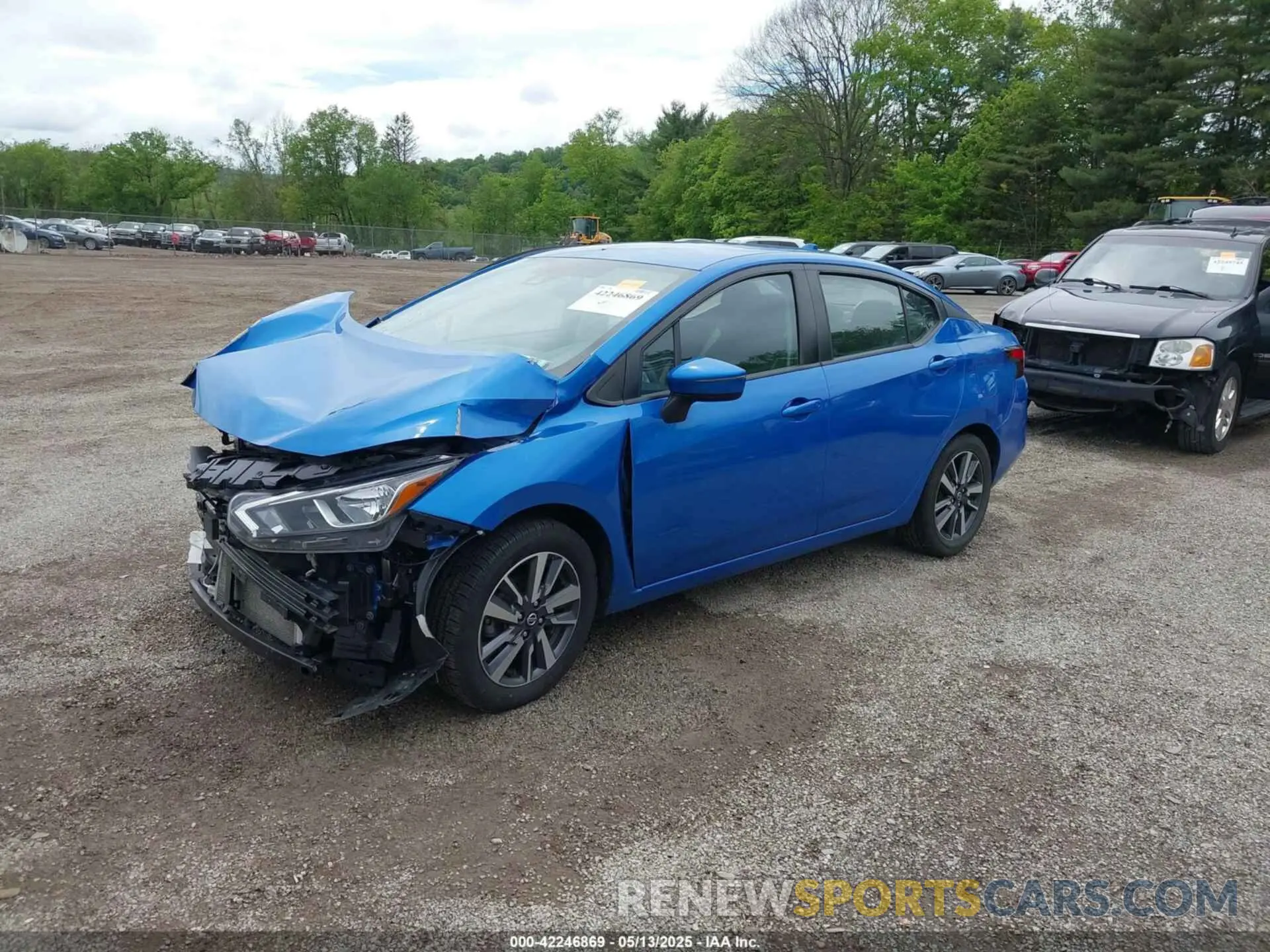 2 Photograph of a damaged car 3N1CN8EV6ML825795 NISSAN VERSA 2021