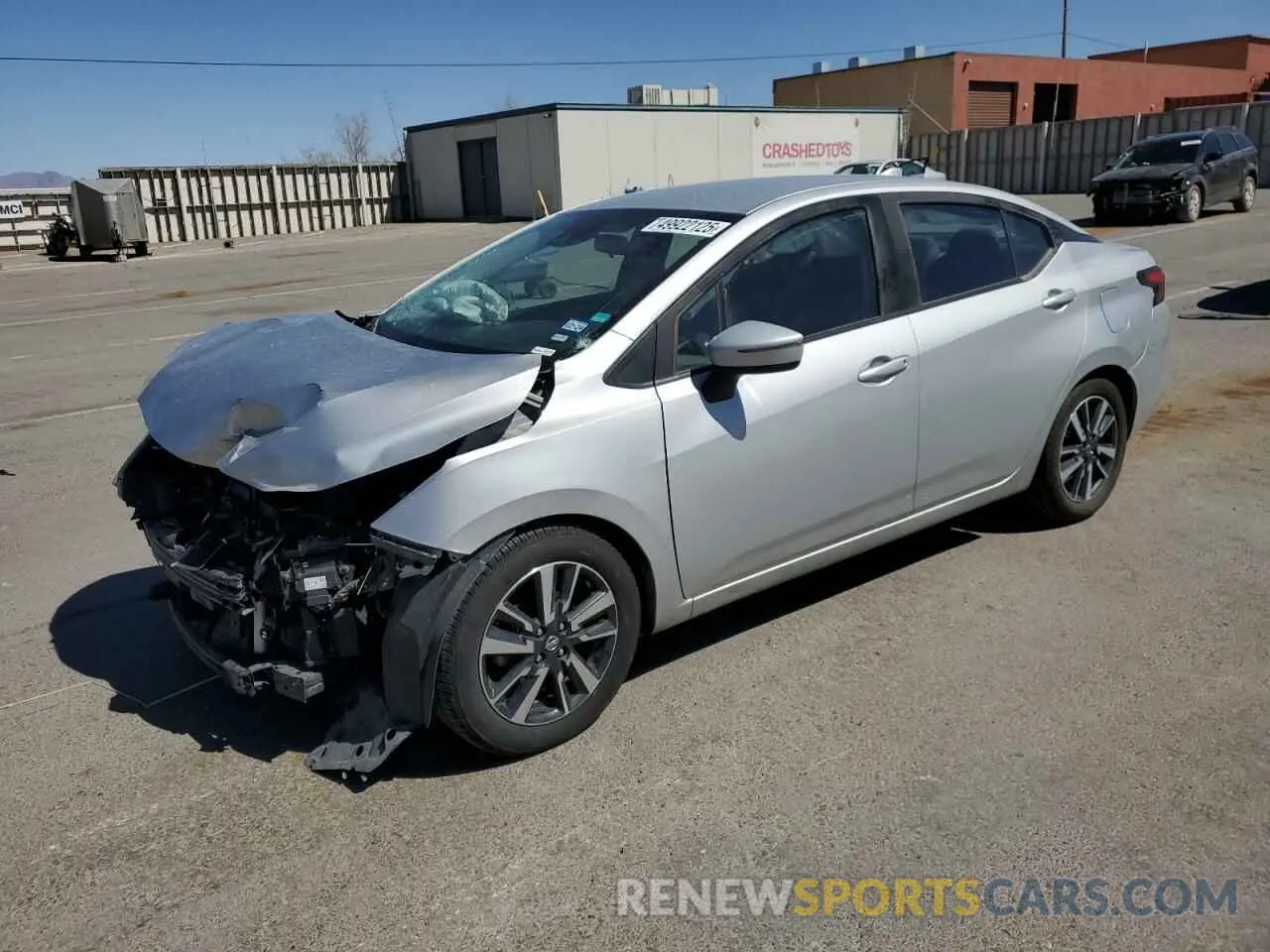 1 Photograph of a damaged car 3N1CN8EV6ML829541 NISSAN VERSA 2021
