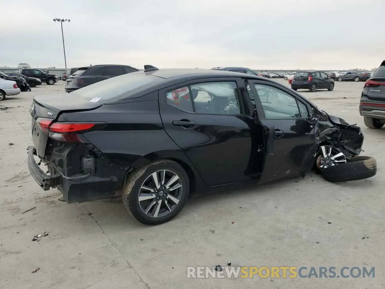 3 Фотография поврежденного автомобиля 3N1CN8EV6ML836294 NISSAN VERSA 2021