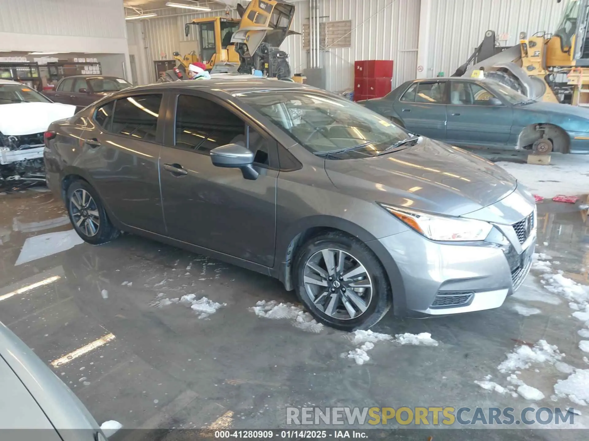 1 Photograph of a damaged car 3N1CN8EV6ML849952 NISSAN VERSA 2021