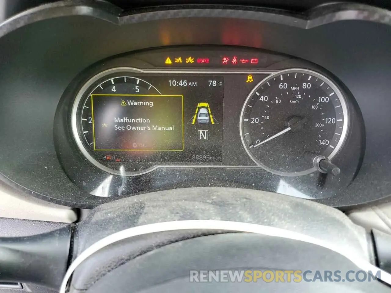 9 Фотография поврежденного автомобиля 3N1CN8EV6ML855573 NISSAN VERSA 2021