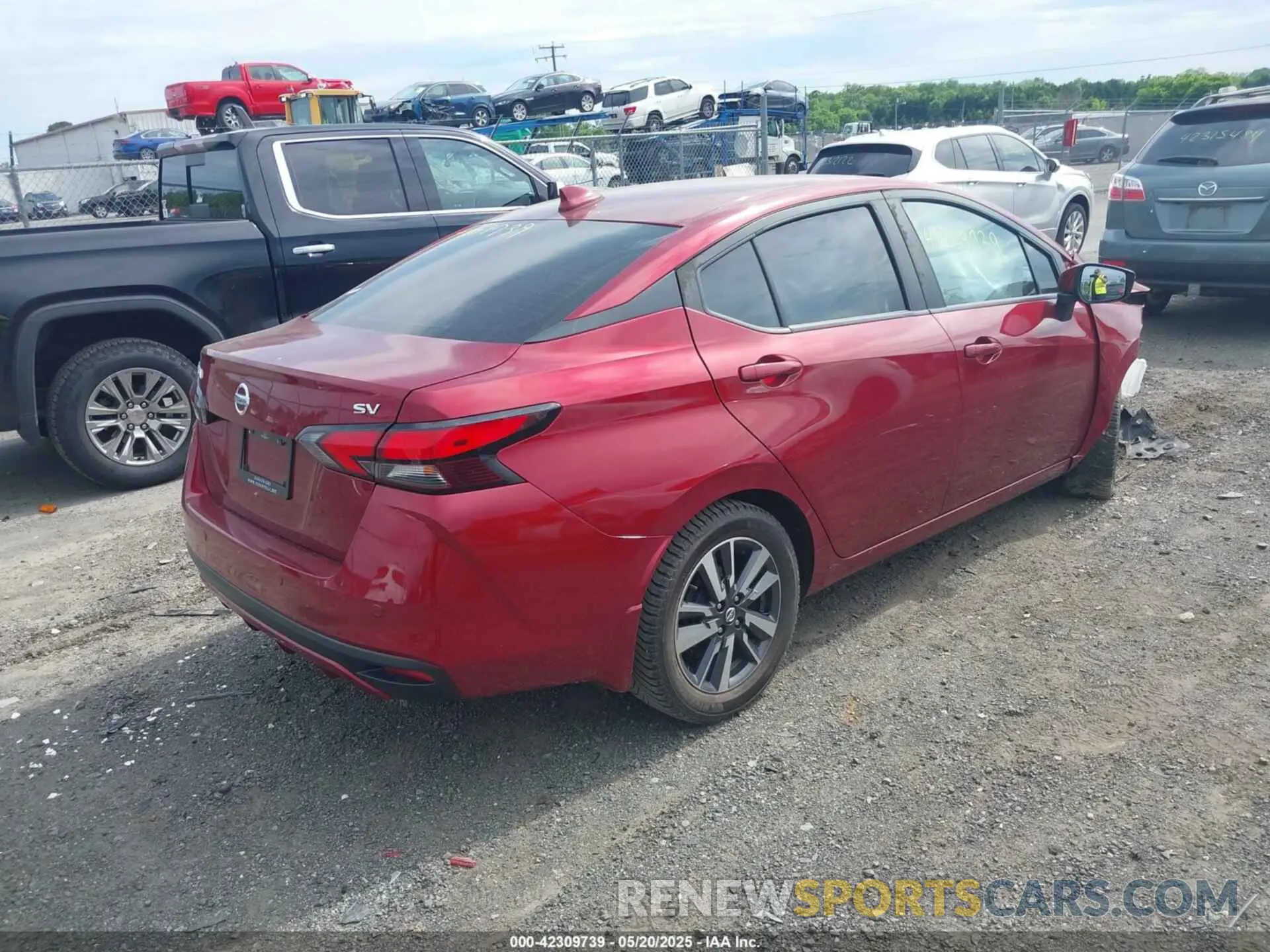 4 Photograph of a damaged car 3N1CN8EV6ML859803 NISSAN VERSA 2021