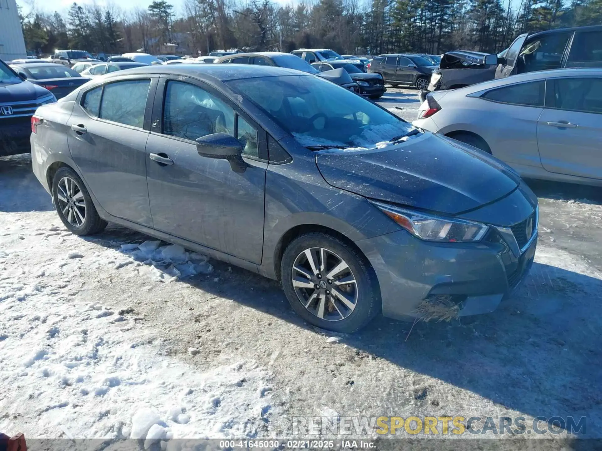 1 Photograph of a damaged car 3N1CN8EV6ML862331 NISSAN VERSA 2021