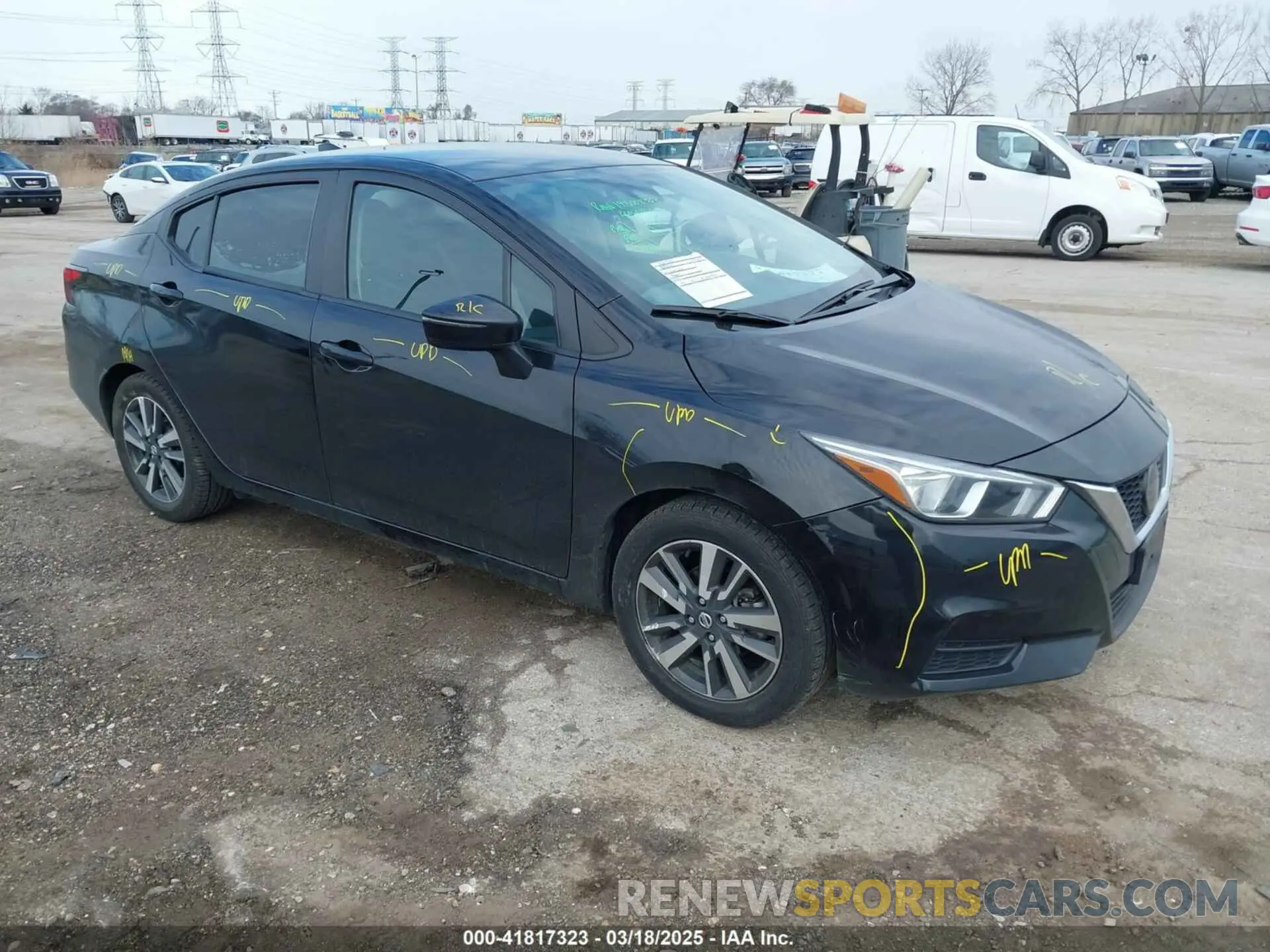 1 Фотография поврежденного автомобиля 3N1CN8EV6ML866959 NISSAN VERSA 2021