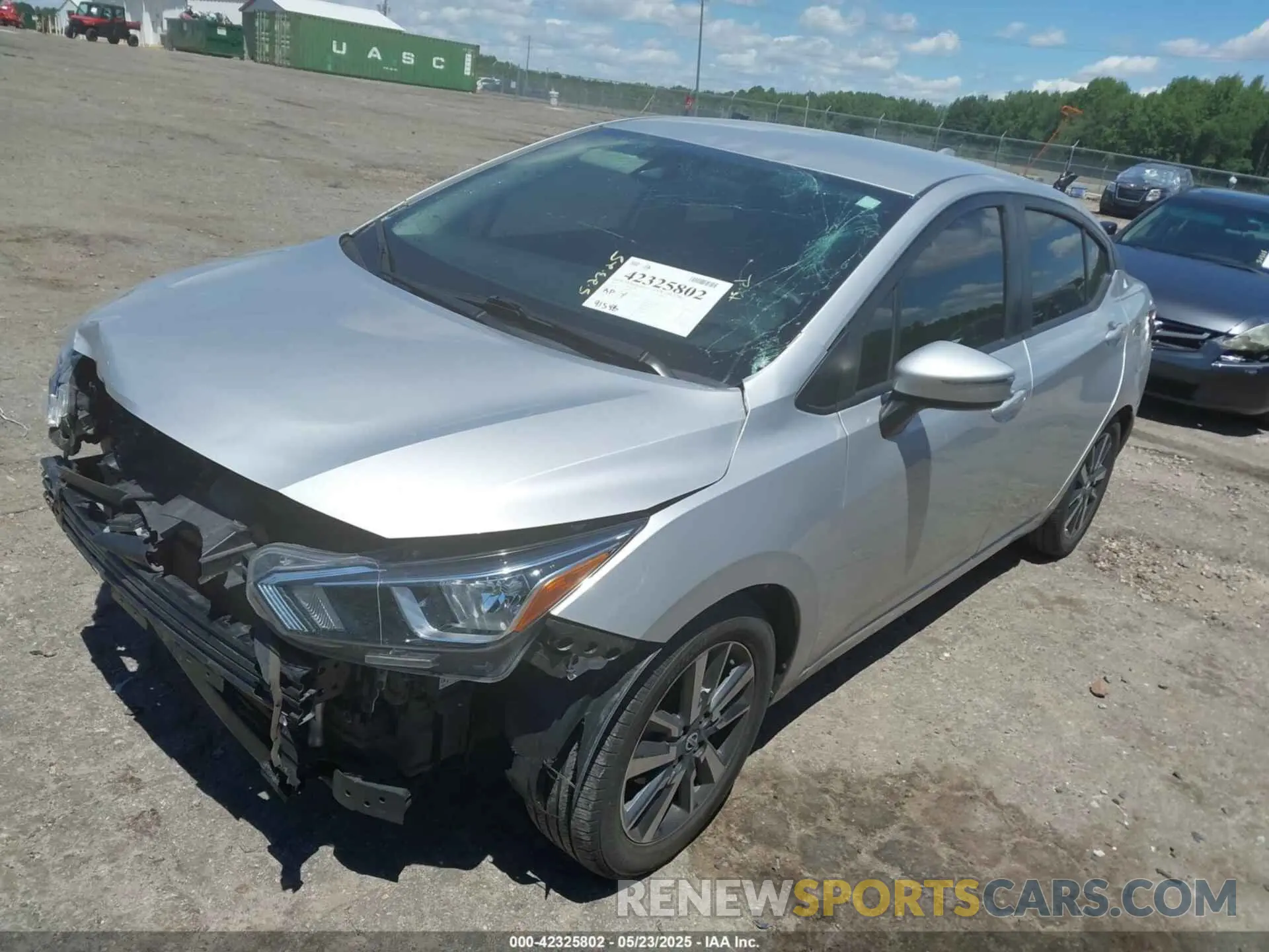 2 Photograph of a damaged car 3N1CN8EV6ML868355 NISSAN VERSA 2021