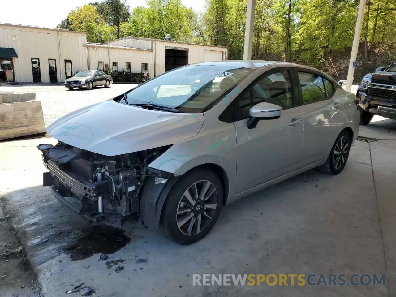 1 Photograph of a damaged car 3N1CN8EV6ML876682 NISSAN VERSA 2021