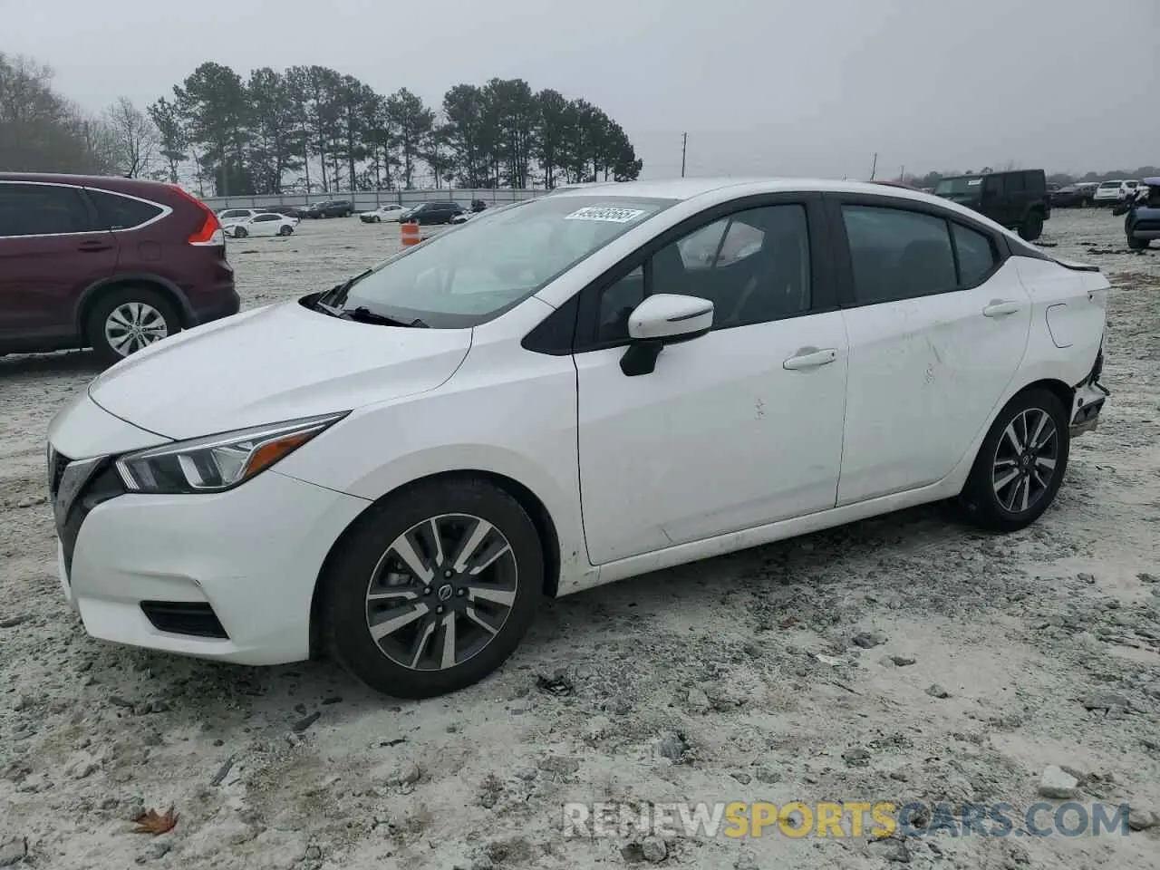 1 Photograph of a damaged car 3N1CN8EV6ML882336 NISSAN VERSA 2021