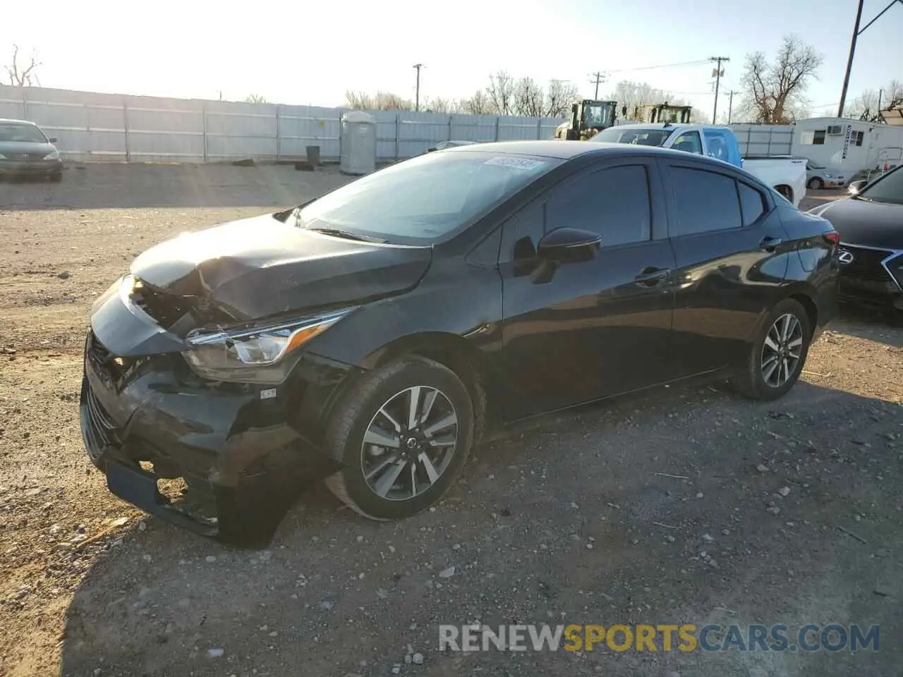 1 Photograph of a damaged car 3N1CN8EV7ML813042 NISSAN VERSA 2021