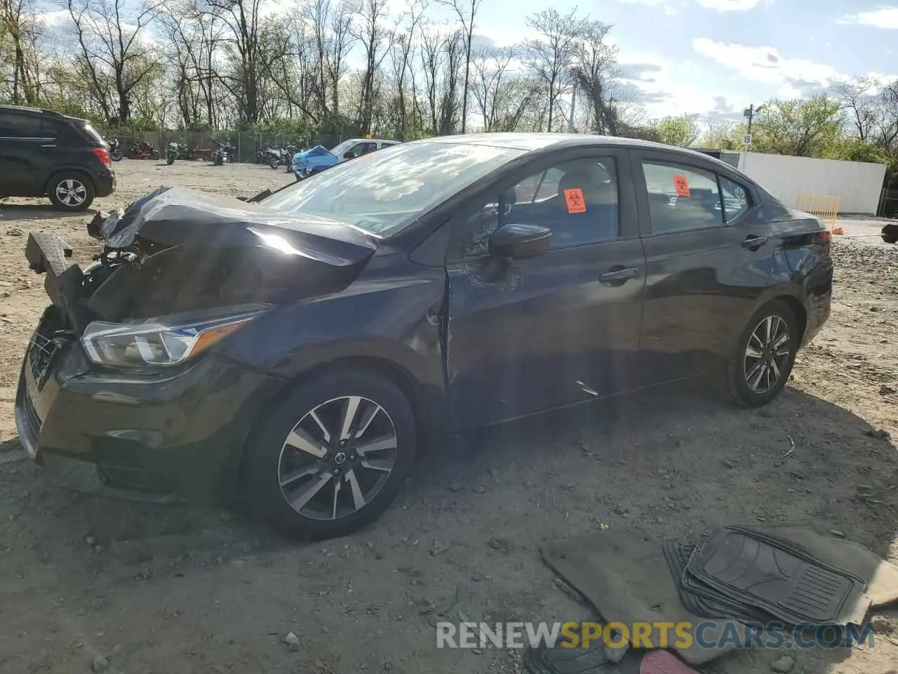 1 Photograph of a damaged car 3N1CN8EV7ML813123 NISSAN VERSA 2021