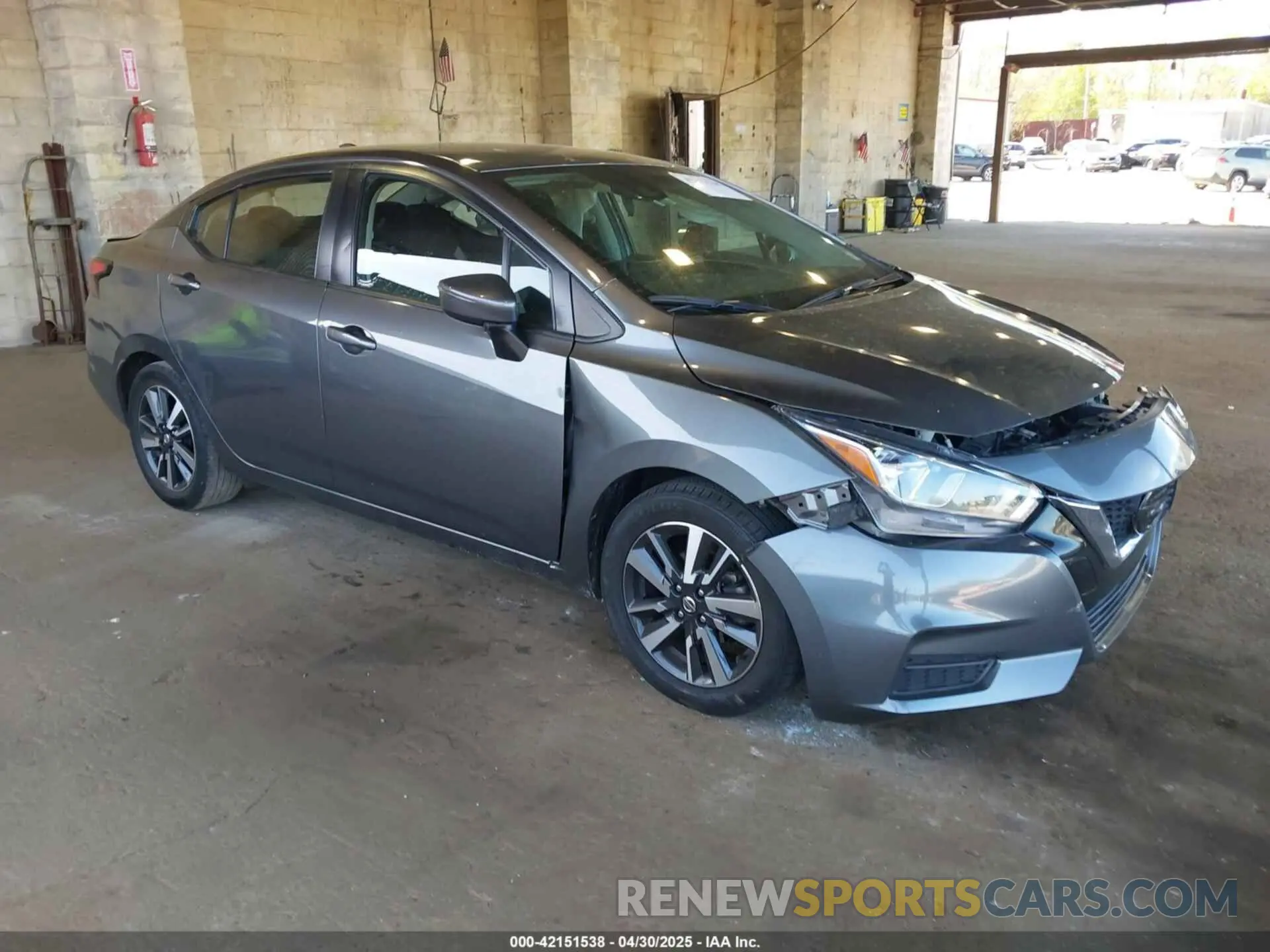 1 Photograph of a damaged car 3N1CN8EV7ML826163 NISSAN VERSA 2021