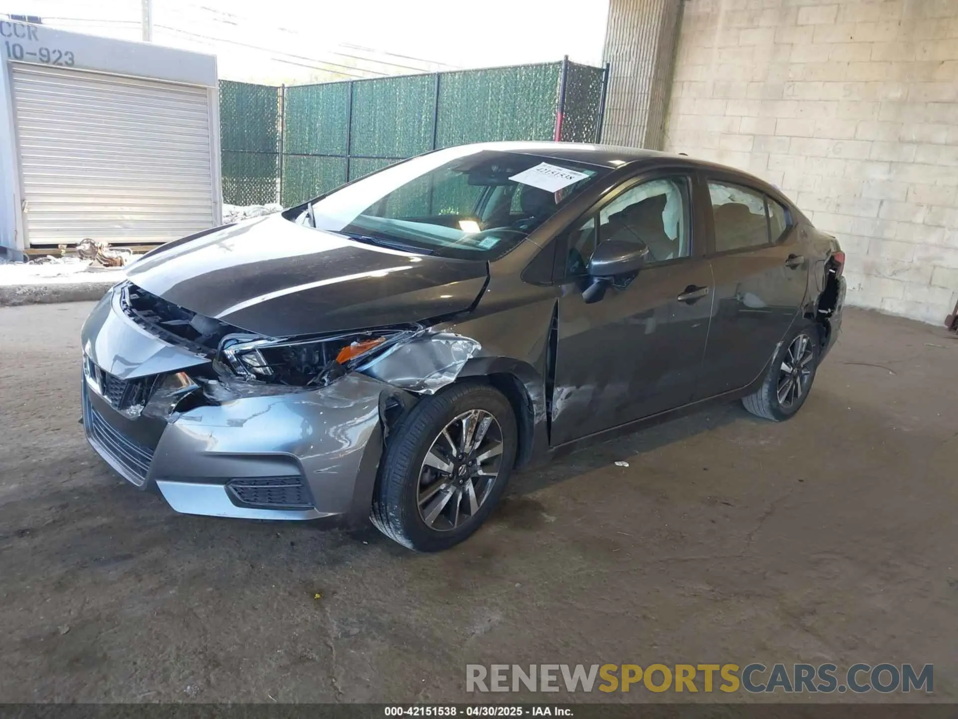 2 Photograph of a damaged car 3N1CN8EV7ML826163 NISSAN VERSA 2021