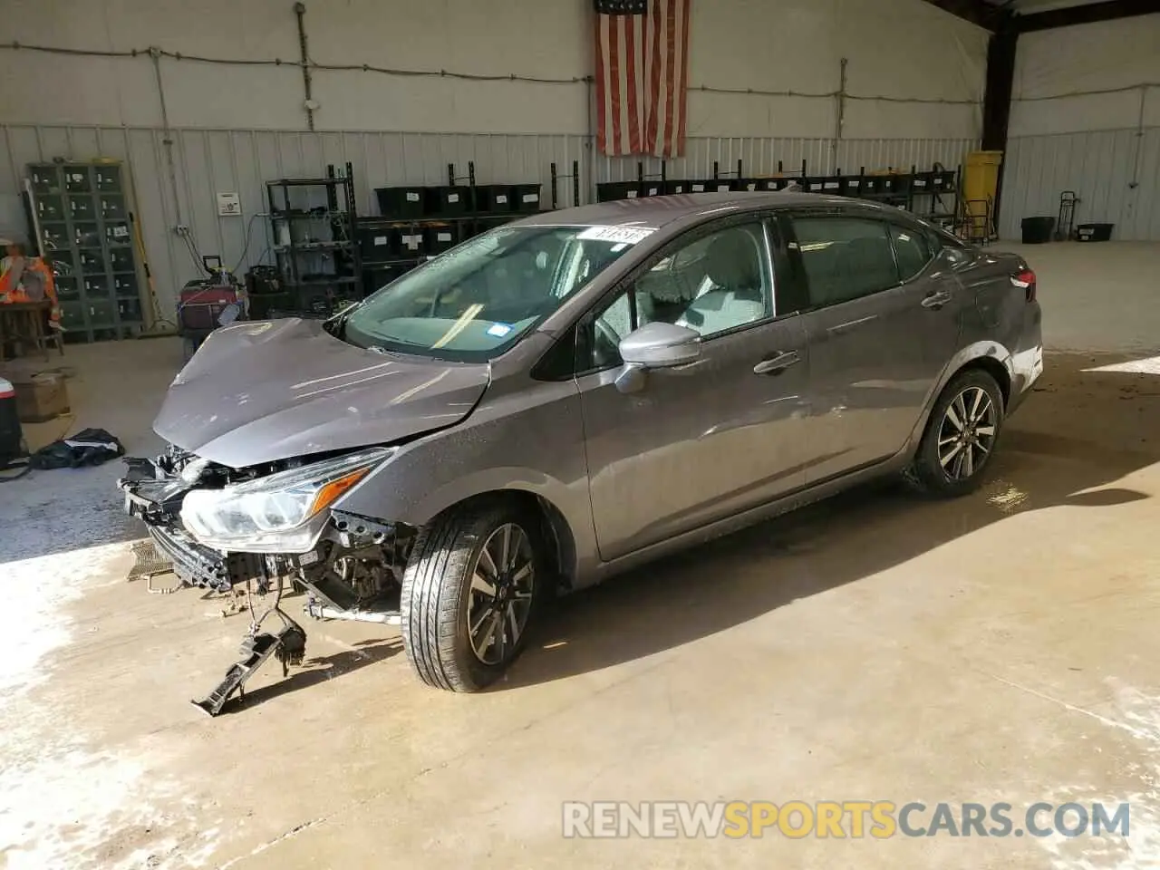 1 Photograph of a damaged car 3N1CN8EV7ML833484 NISSAN VERSA 2021