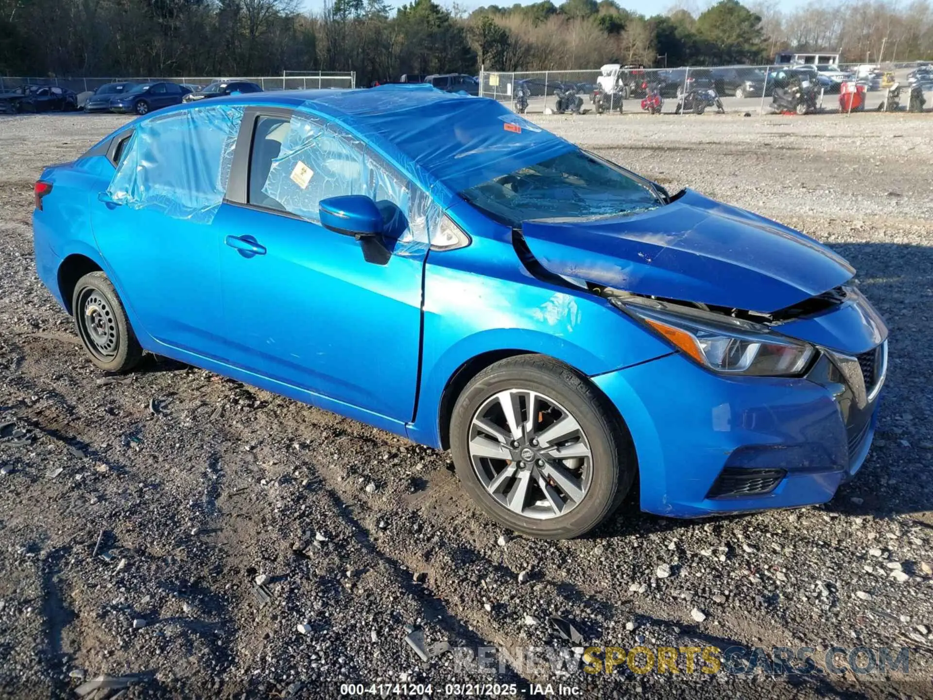 1 Photograph of a damaged car 3N1CN8EV7ML833968 NISSAN VERSA 2021