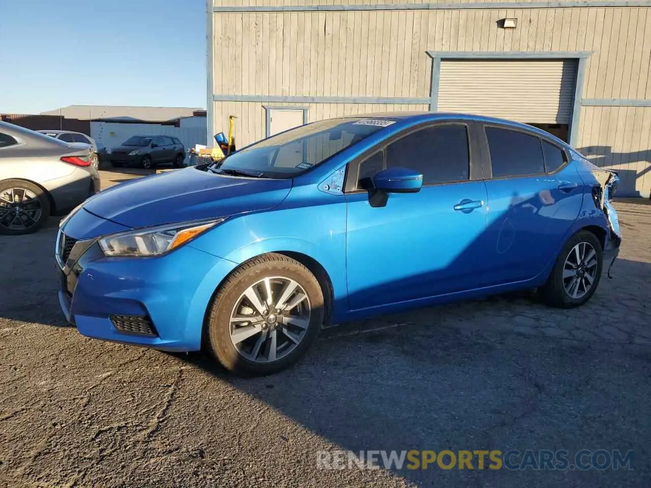 1 Photograph of a damaged car 3N1CN8EV7ML843111 NISSAN VERSA 2021