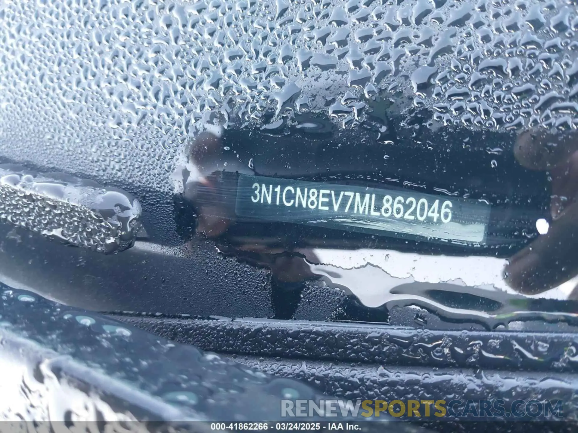 9 Photograph of a damaged car 3N1CN8EV7ML862046 NISSAN VERSA 2021