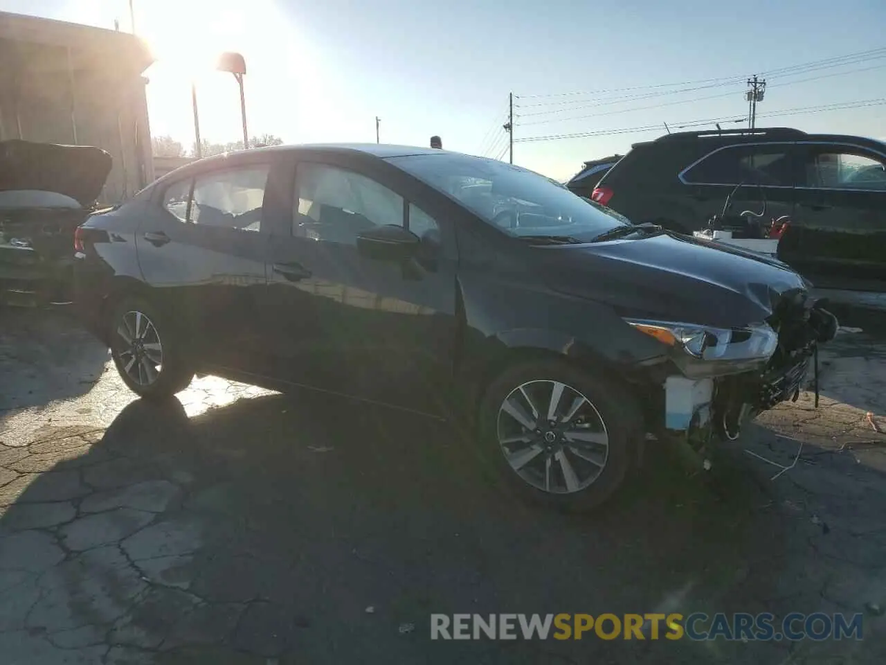 4 Фотография поврежденного автомобиля 3N1CN8EV7ML873676 NISSAN VERSA 2021