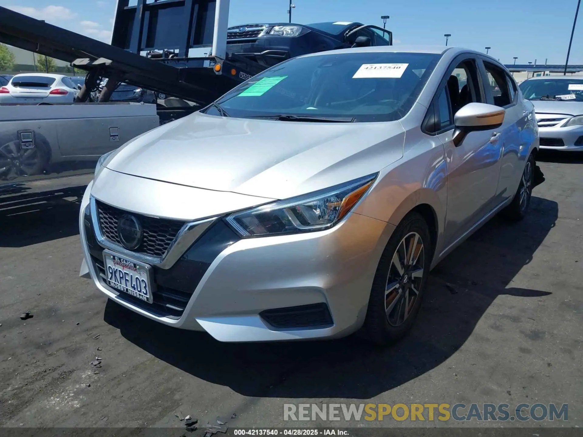 2 Photograph of a damaged car 3N1CN8EV7ML894897 NISSAN VERSA 2021