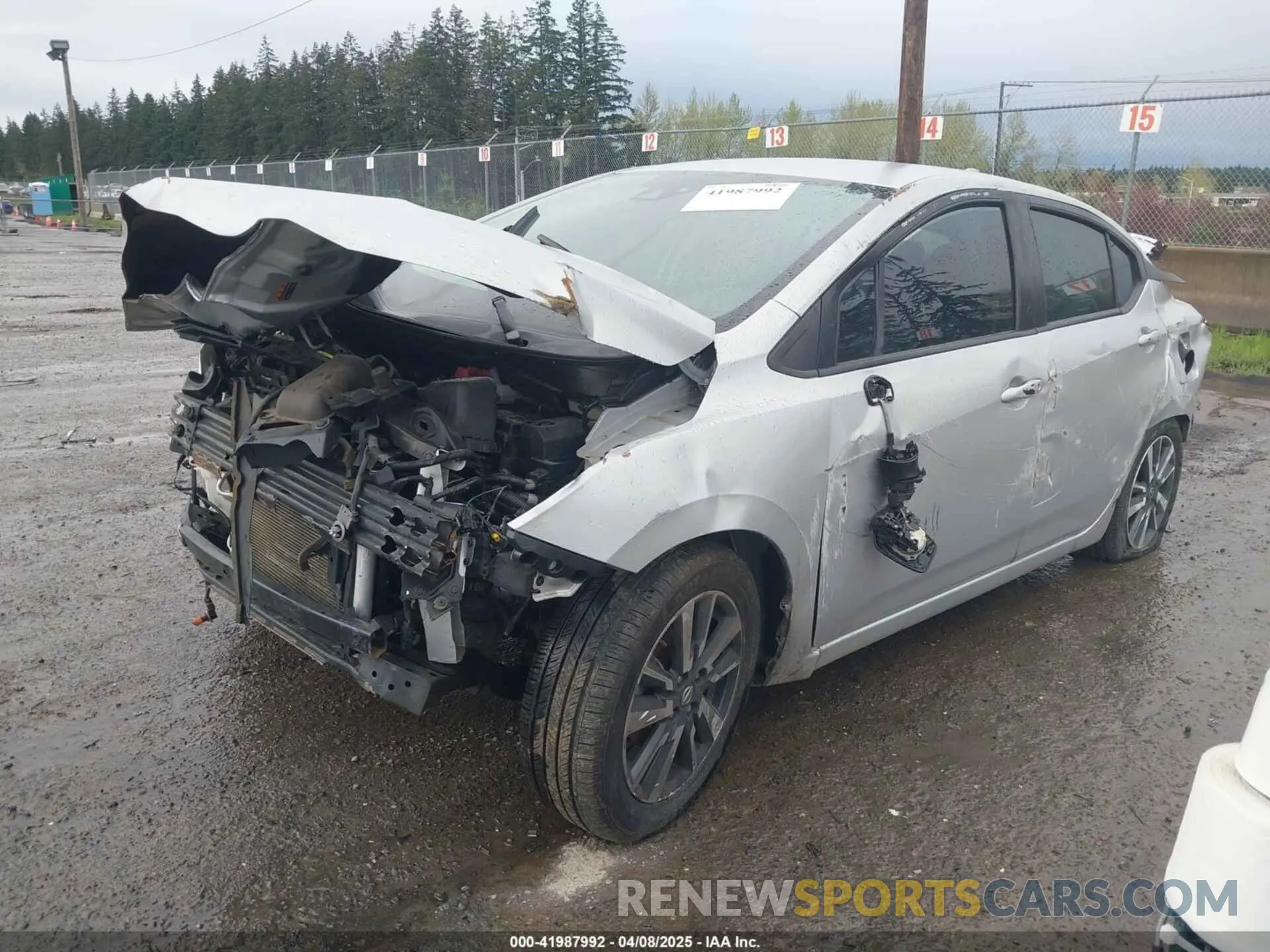 2 Photograph of a damaged car 3N1CN8EV7ML918471 NISSAN VERSA 2021