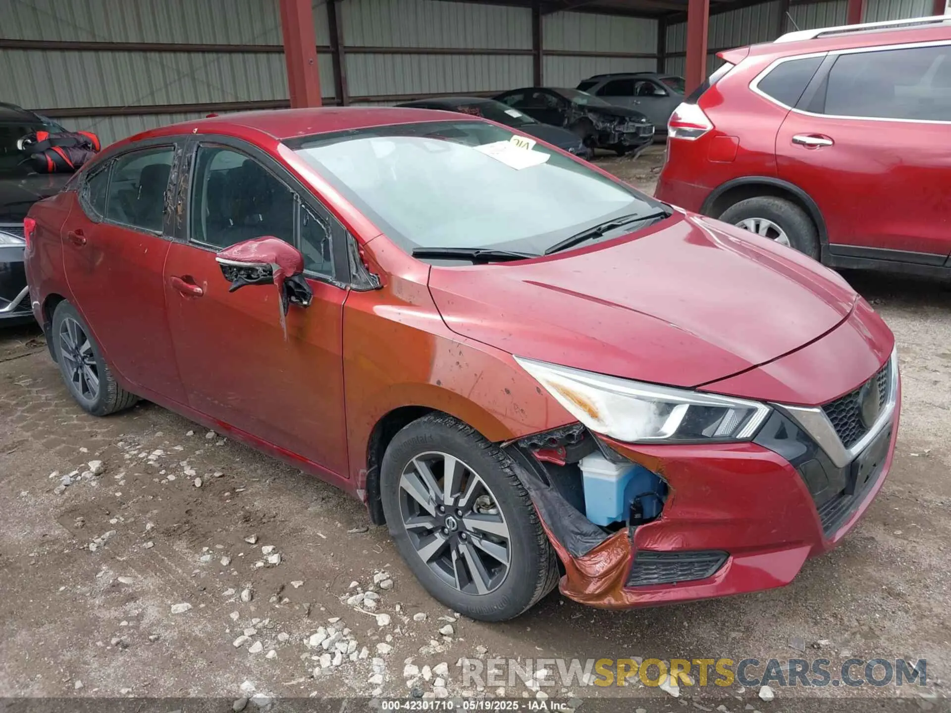 1 Photograph of a damaged car 3N1CN8EV7ML920530 NISSAN VERSA 2021