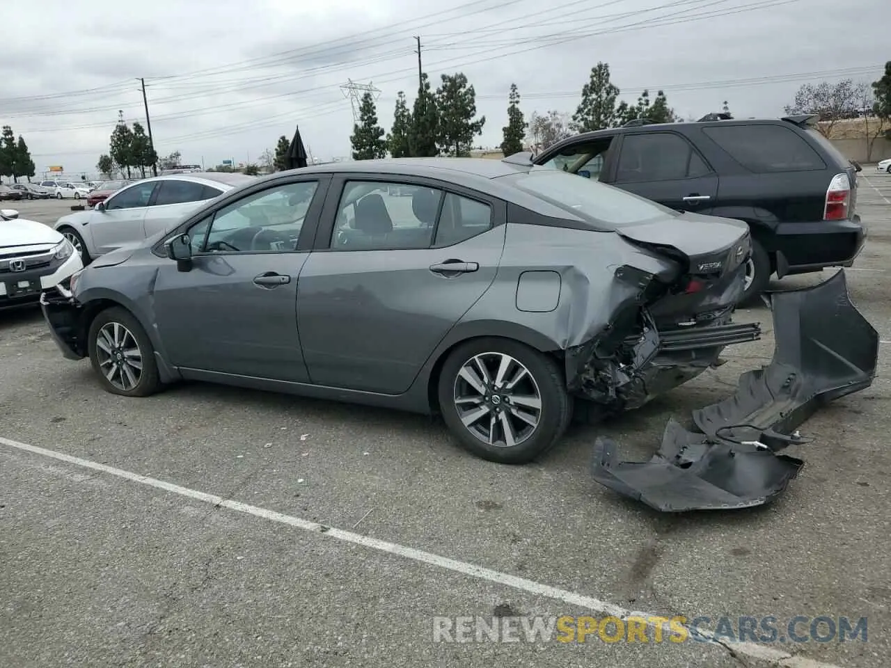 2 Photograph of a damaged car 3N1CN8EV7ML921242 NISSAN VERSA 2021