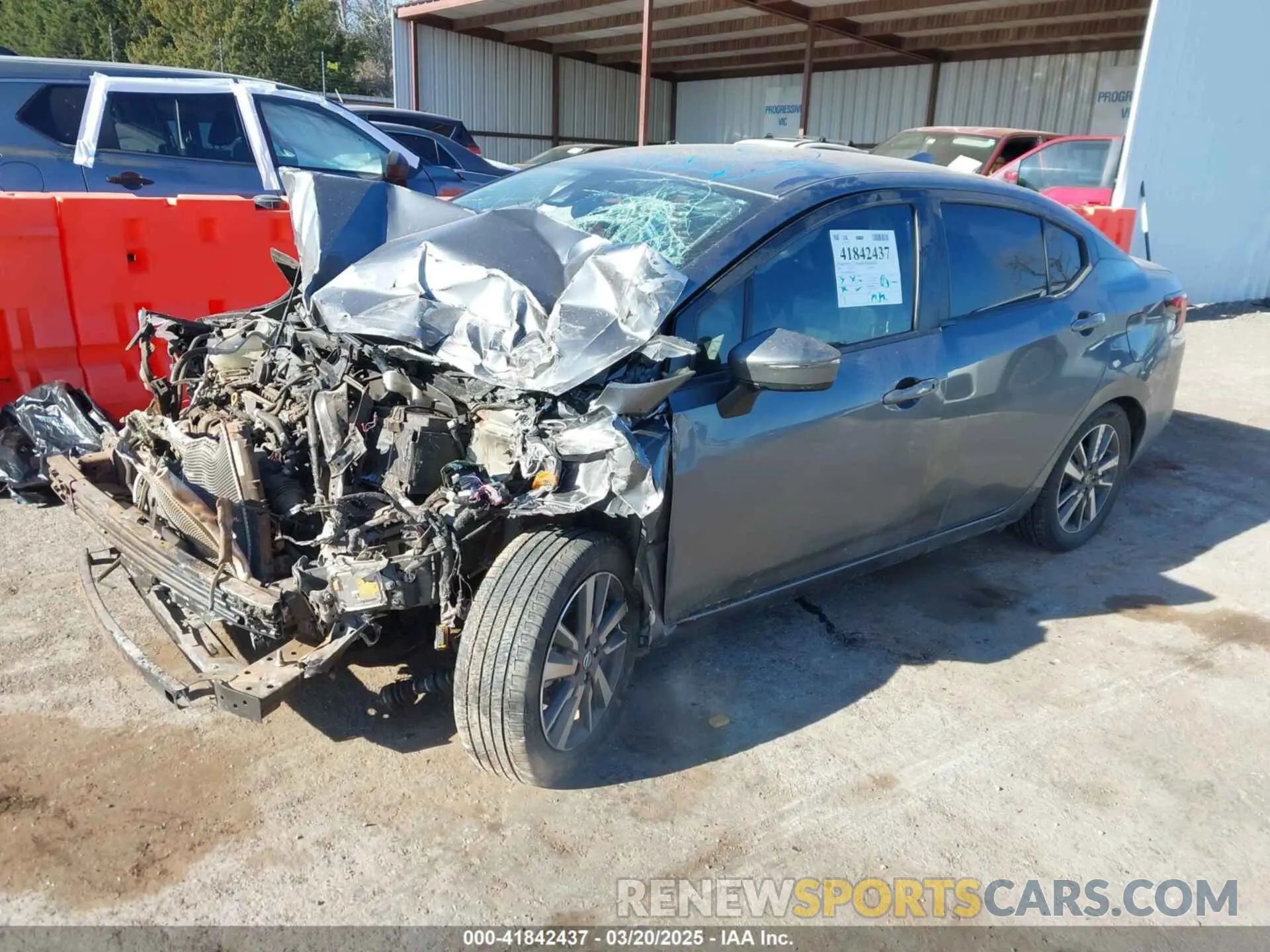 2 Фотография поврежденного автомобиля 3N1CN8EV8ML807735 NISSAN VERSA 2021
