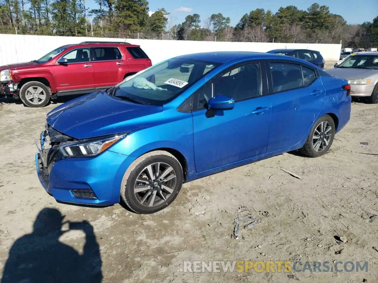 1 Photograph of a damaged car 3N1CN8EV8ML811400 NISSAN VERSA 2021