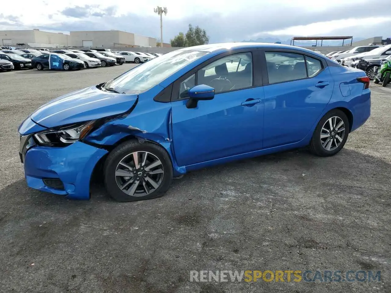 1 Photograph of a damaged car 3N1CN8EV8ML816645 NISSAN VERSA 2021