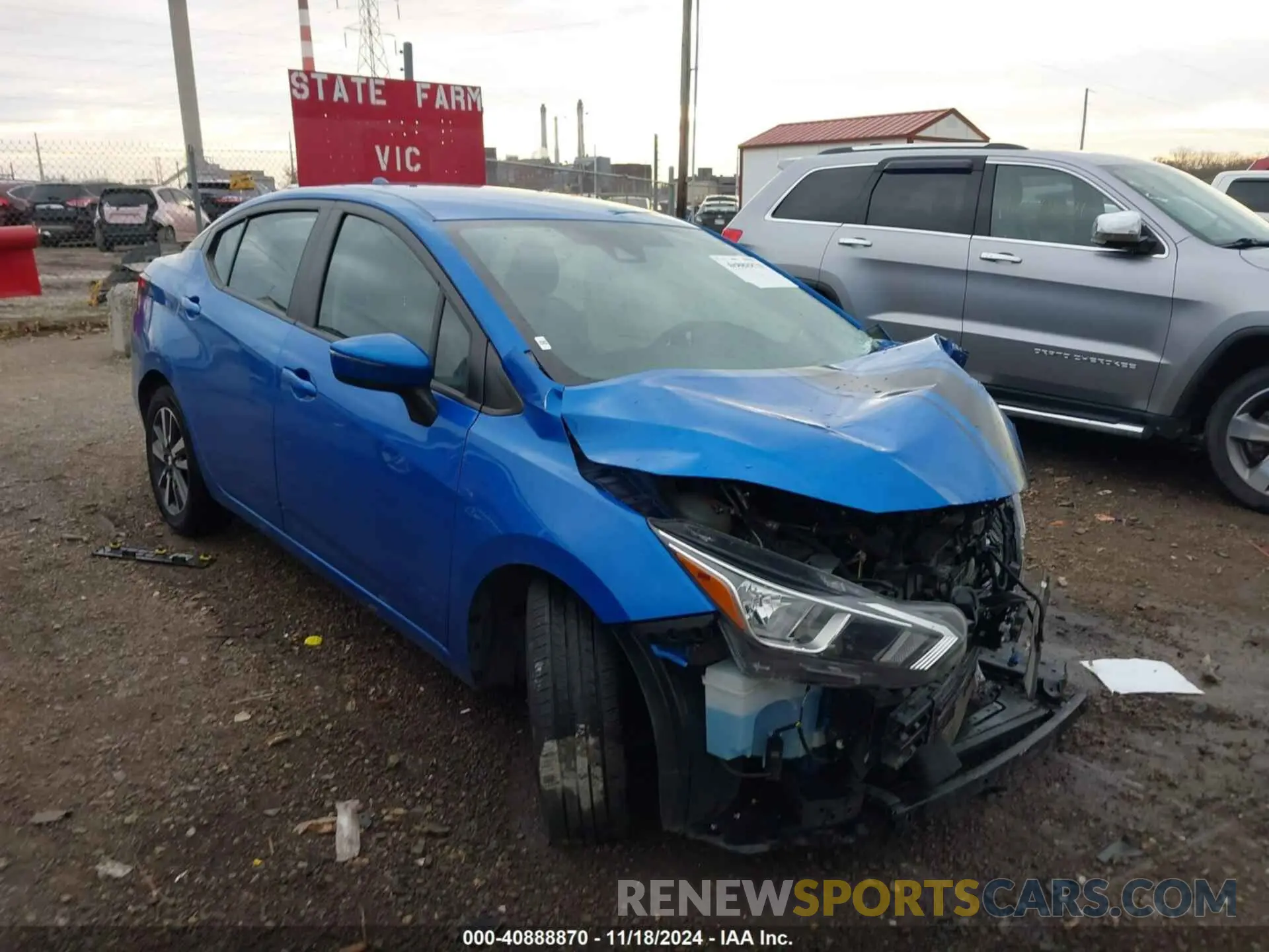 1 Фотография поврежденного автомобиля 3N1CN8EV8ML889966 NISSAN VERSA 2021