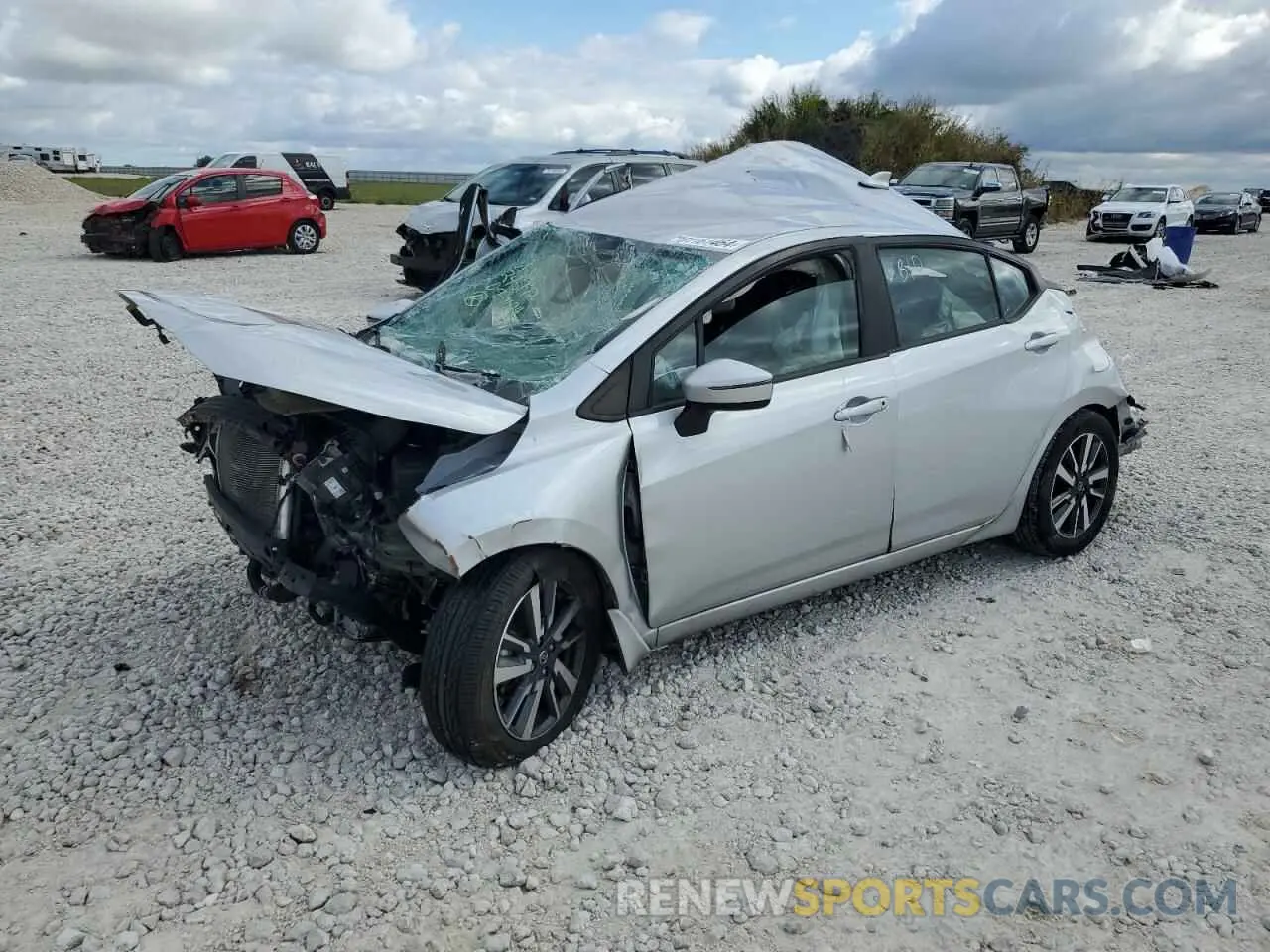 1 Photograph of a damaged car 3N1CN8EV8ML917801 NISSAN VERSA 2021