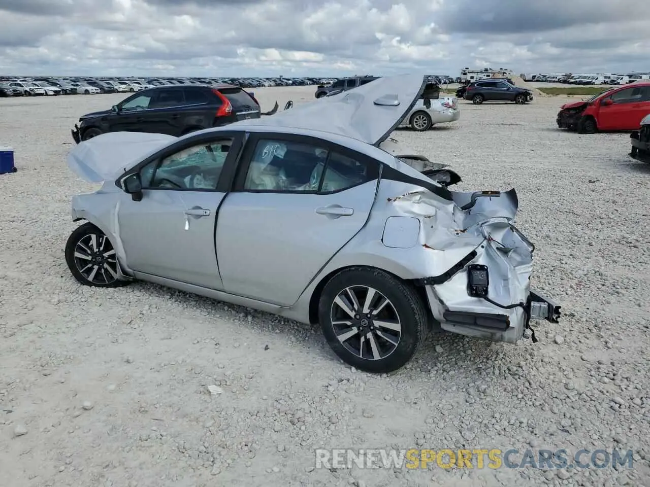 2 Photograph of a damaged car 3N1CN8EV8ML917801 NISSAN VERSA 2021