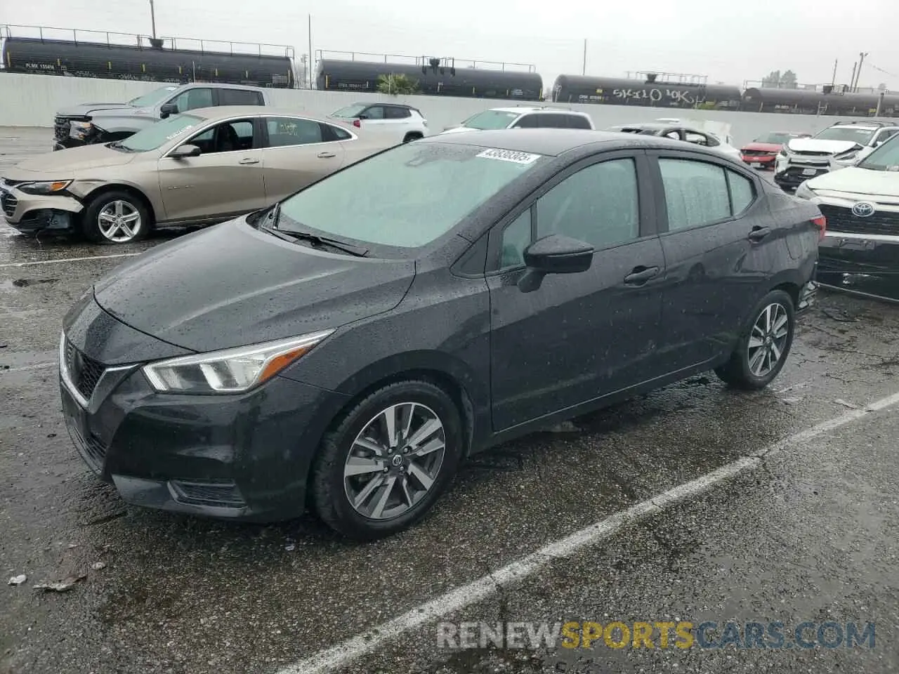 1 Photograph of a damaged car 3N1CN8EV9ML826424 NISSAN VERSA 2021