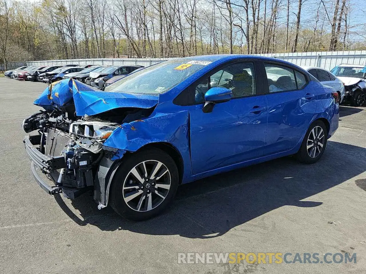 1 Photograph of a damaged car 3N1CN8EV9ML831185 NISSAN VERSA 2021