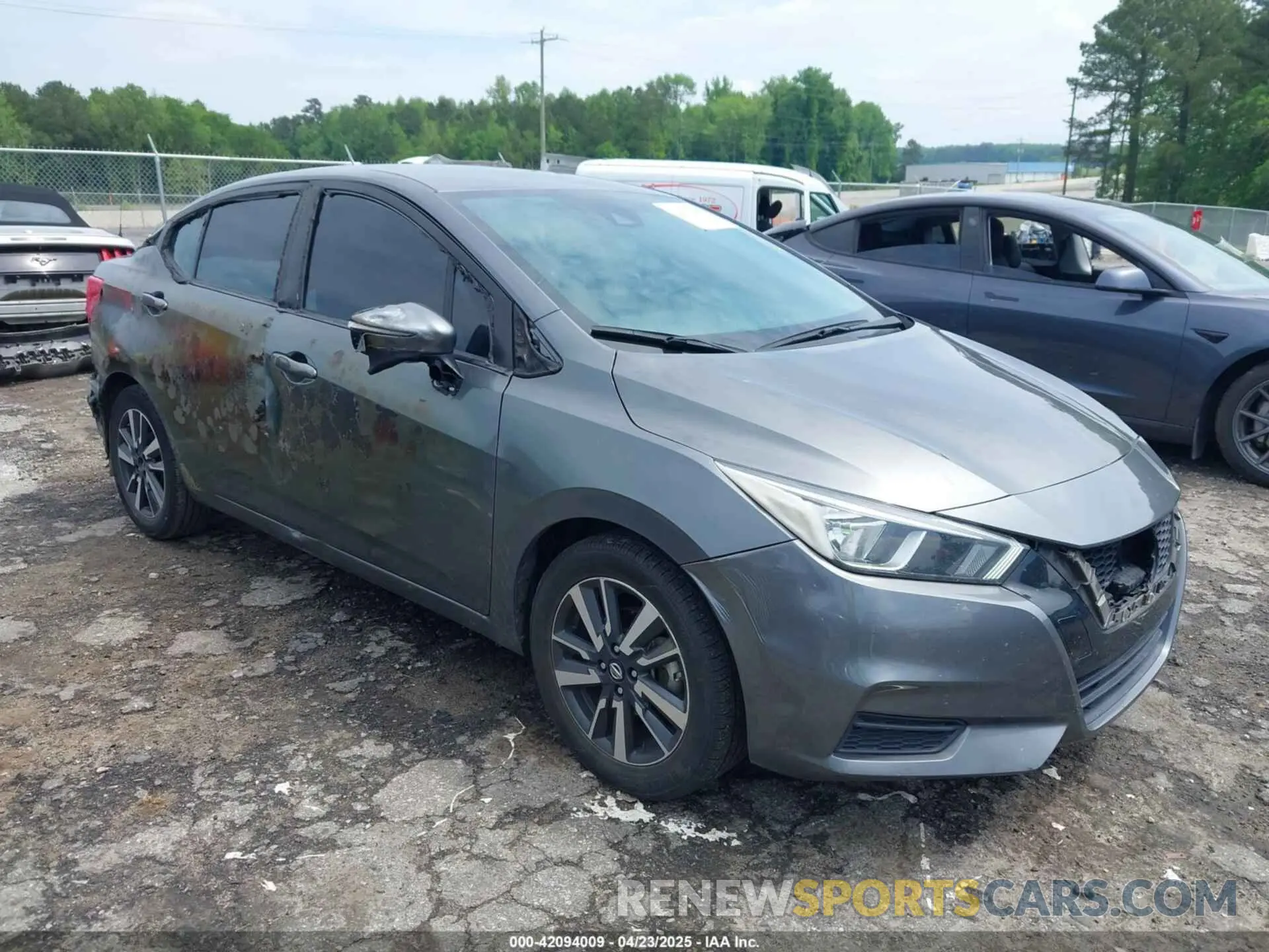 1 Photograph of a damaged car 3N1CN8EV9ML856491 NISSAN VERSA 2021