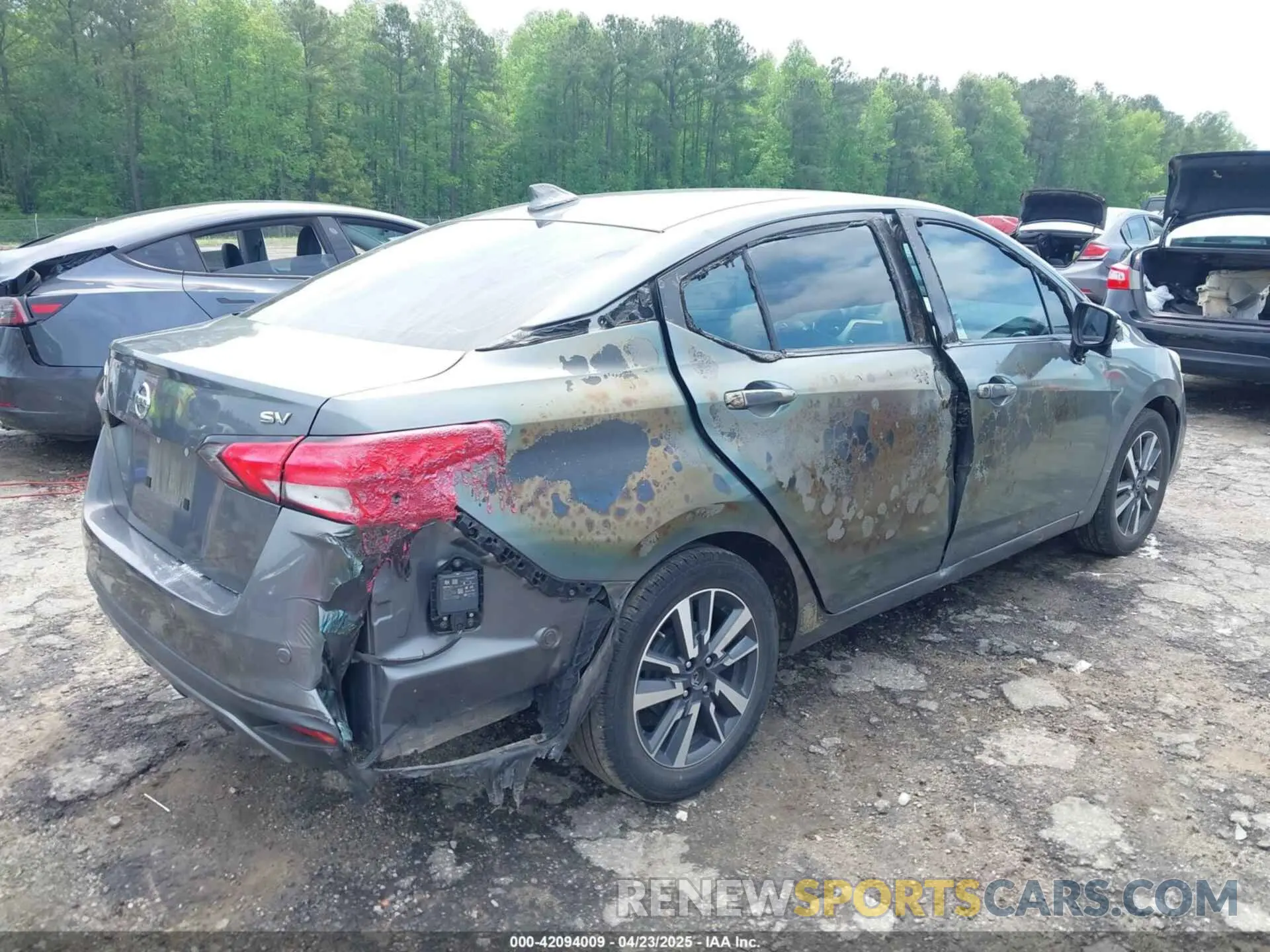 4 Photograph of a damaged car 3N1CN8EV9ML856491 NISSAN VERSA 2021