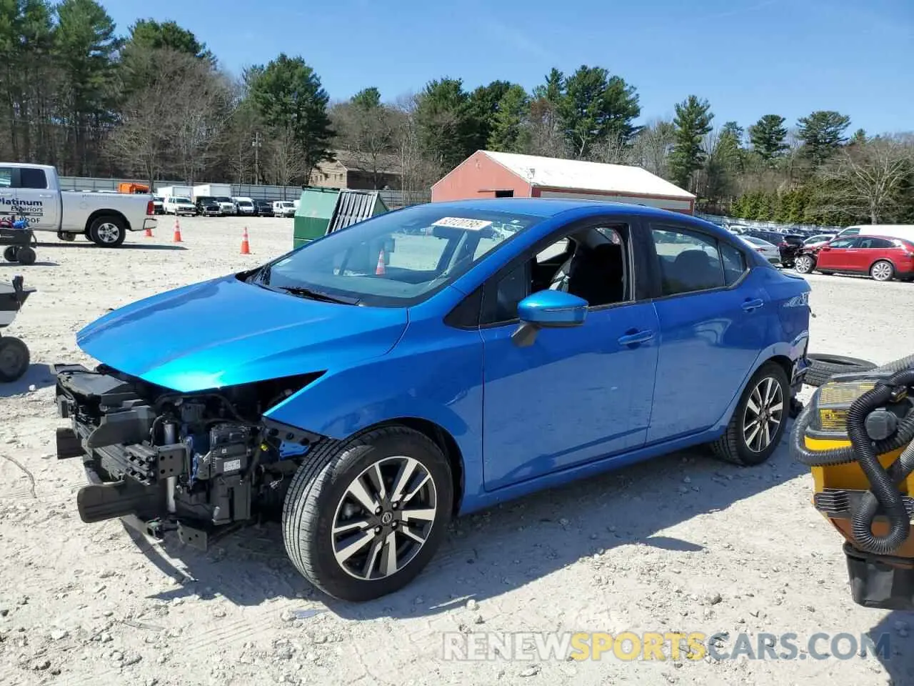 1 Photograph of a damaged car 3N1CN8EV9ML862212 NISSAN VERSA 2021