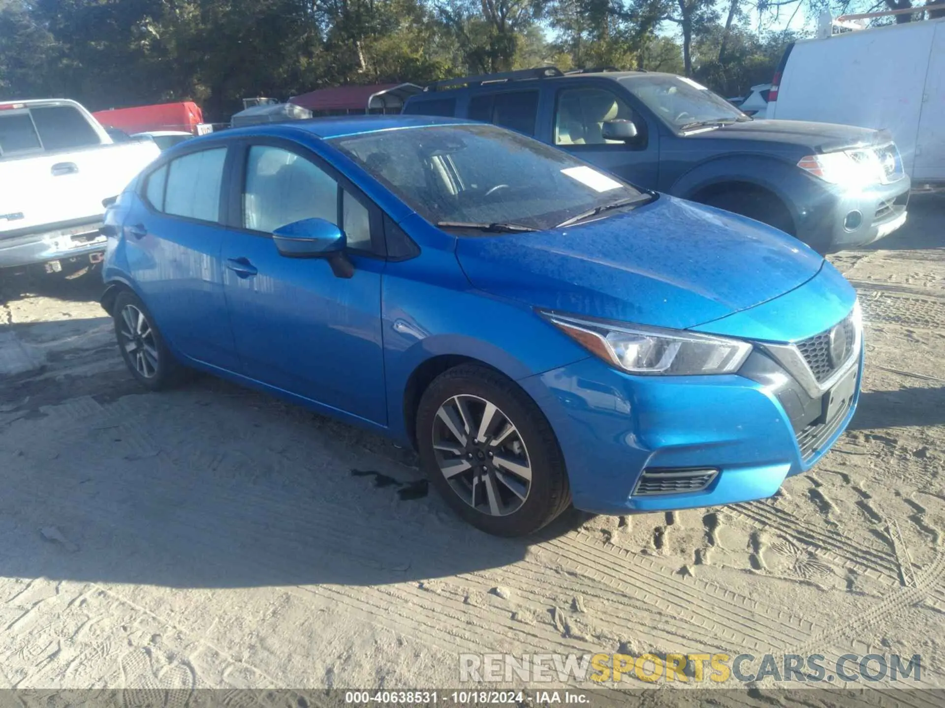 1 Photograph of a damaged car 3N1CN8EV9ML862484 NISSAN VERSA 2021
