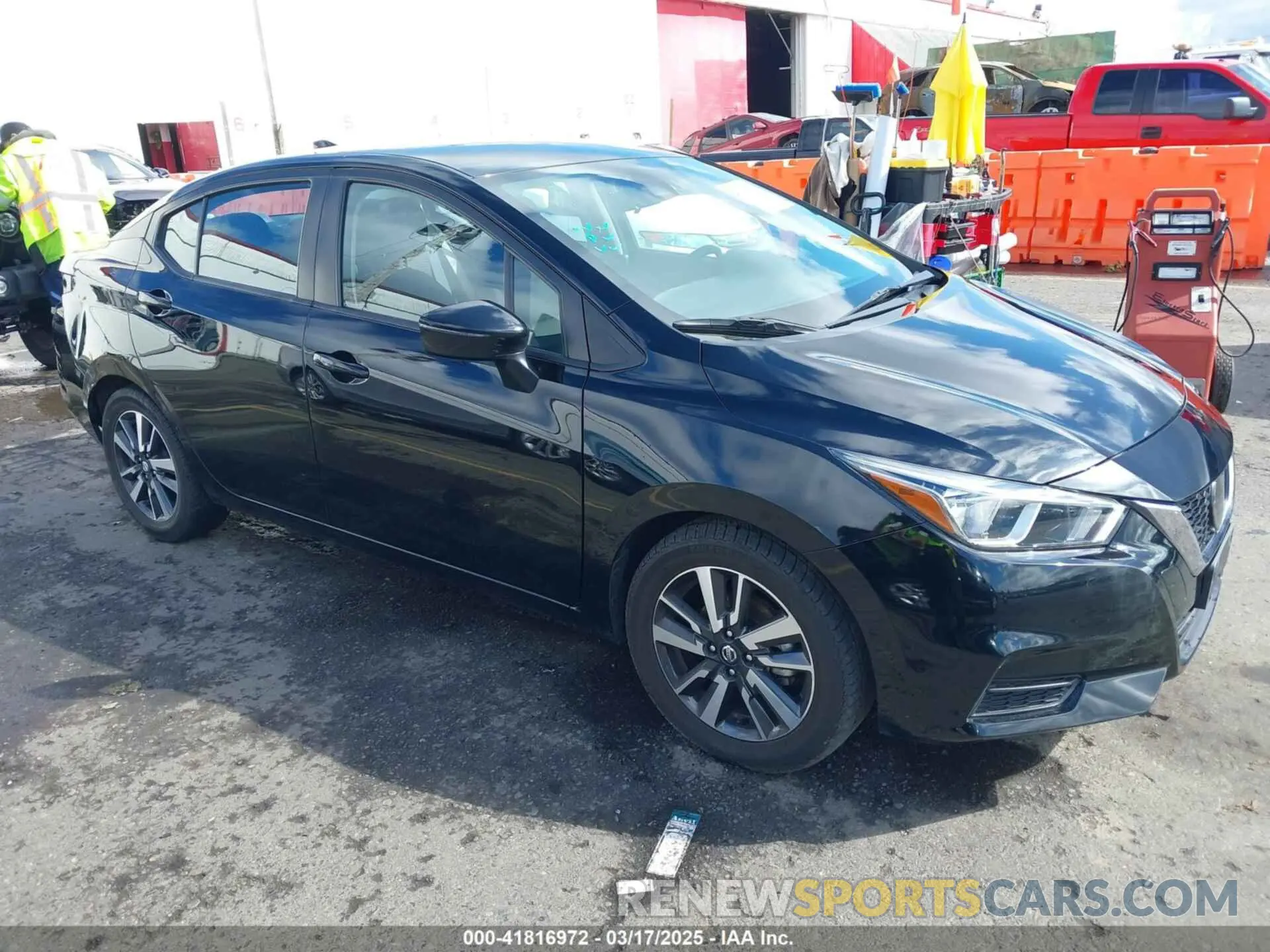 1 Photograph of a damaged car 3N1CN8EV9ML873632 NISSAN VERSA 2021