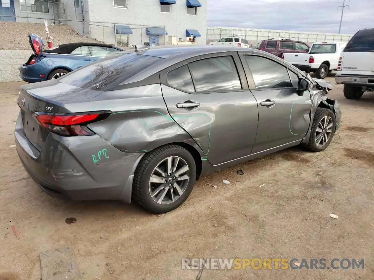 3 Фотография поврежденного автомобиля 3N1CN8EV9ML877244 NISSAN VERSA 2021