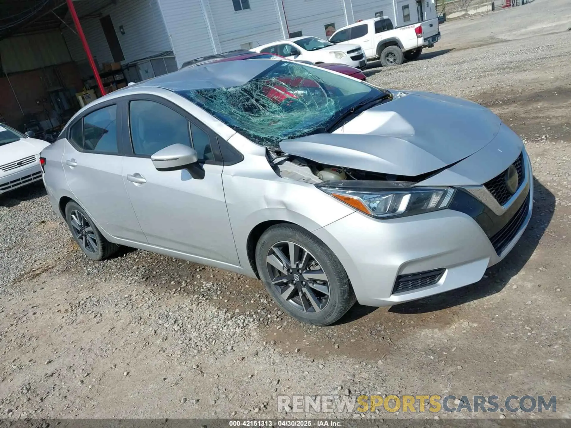 1 Photograph of a damaged car 3N1CN8EVXML850876 NISSAN VERSA 2021