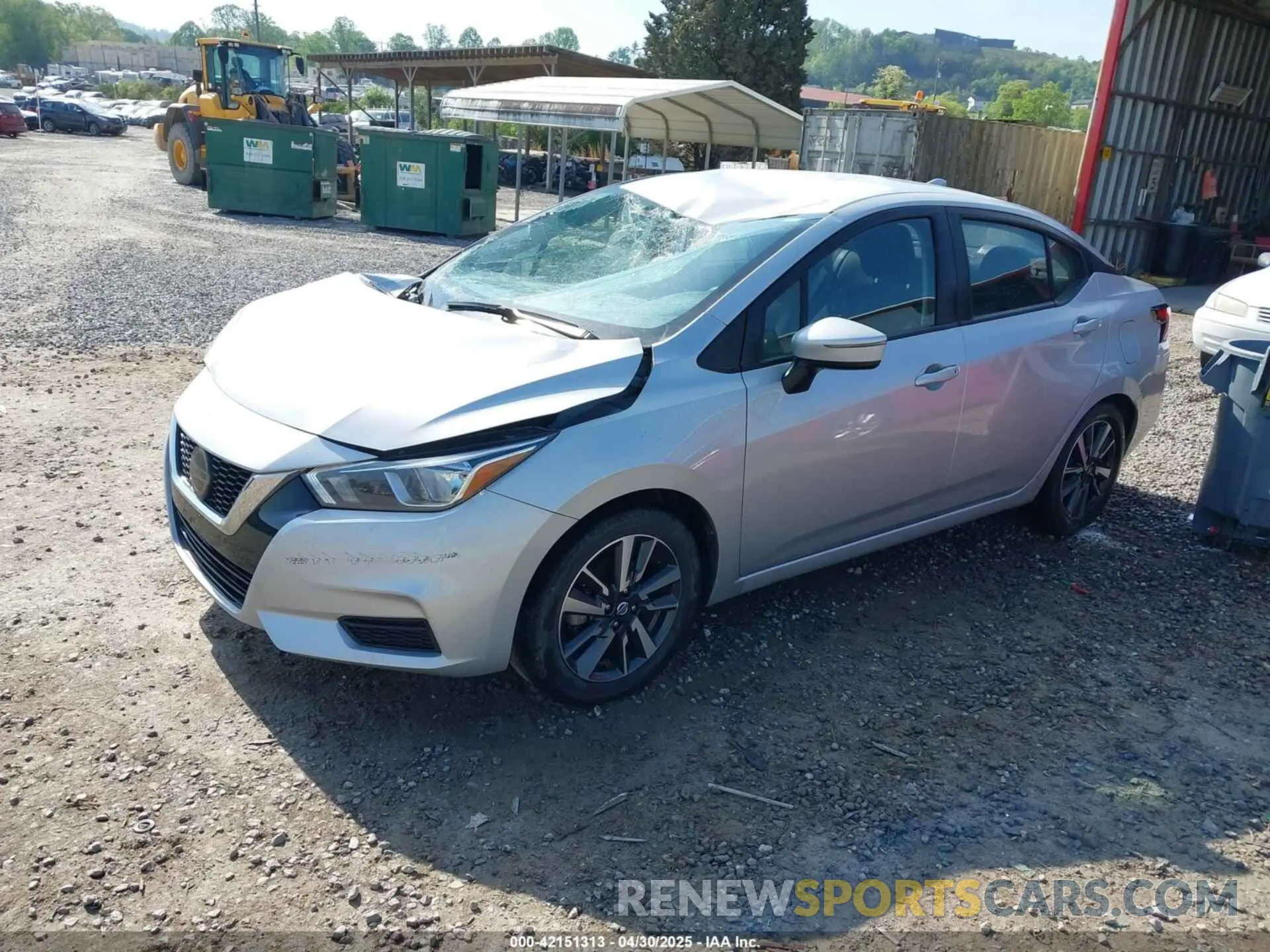 2 Photograph of a damaged car 3N1CN8EVXML850876 NISSAN VERSA 2021