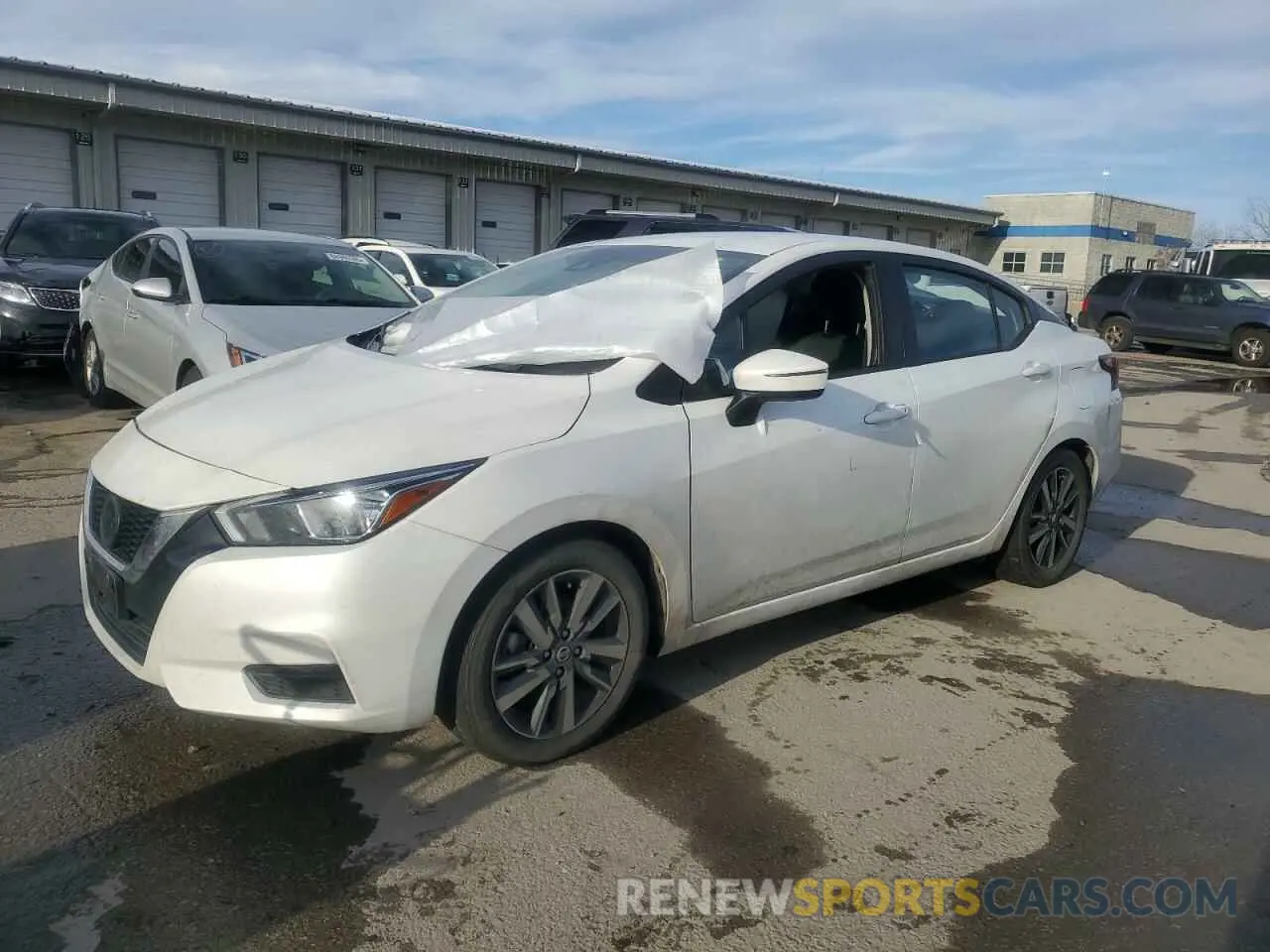 1 Photograph of a damaged car 3N1CN8EVXML877253 NISSAN VERSA 2021
